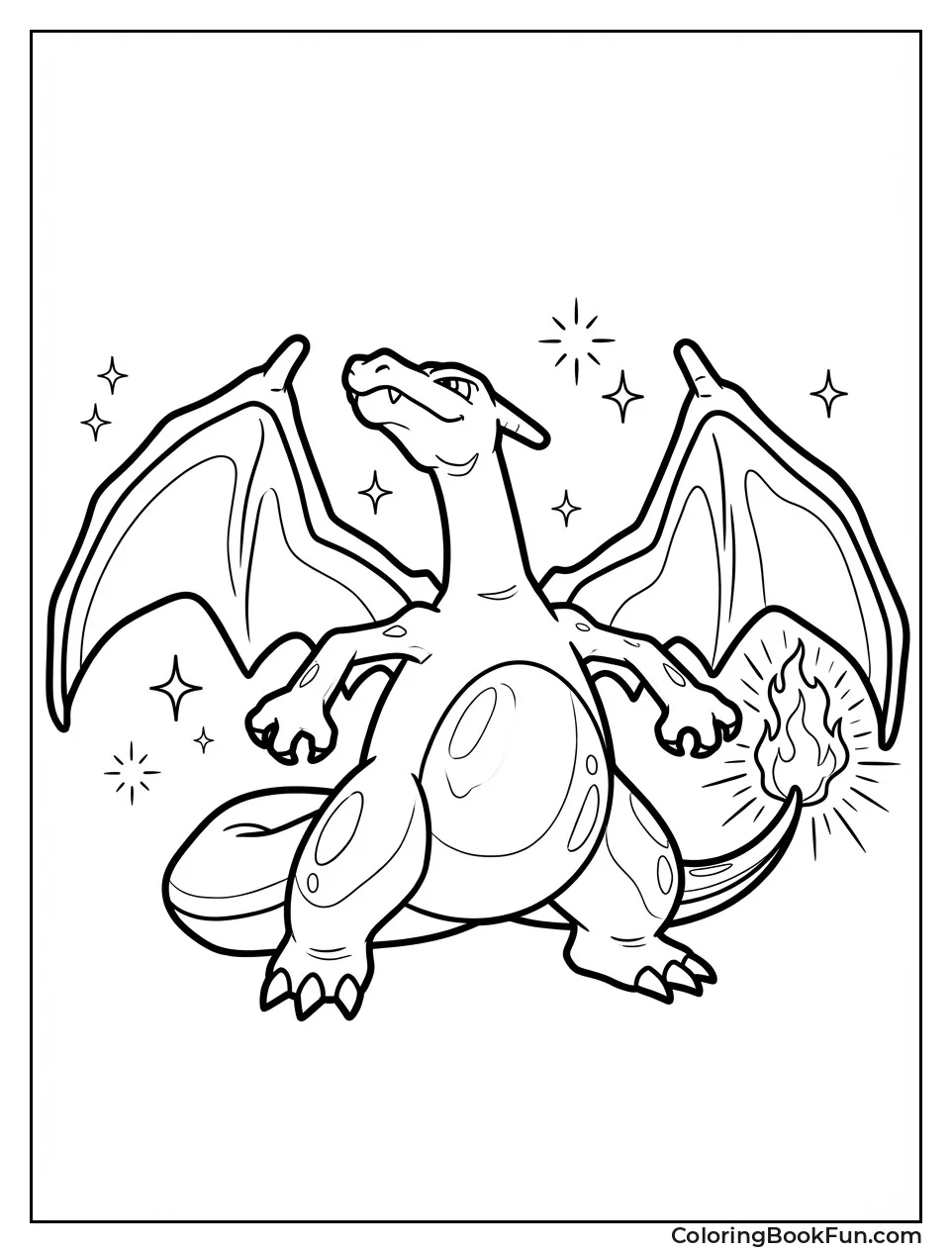 Shiny Charizard Glows Brightly