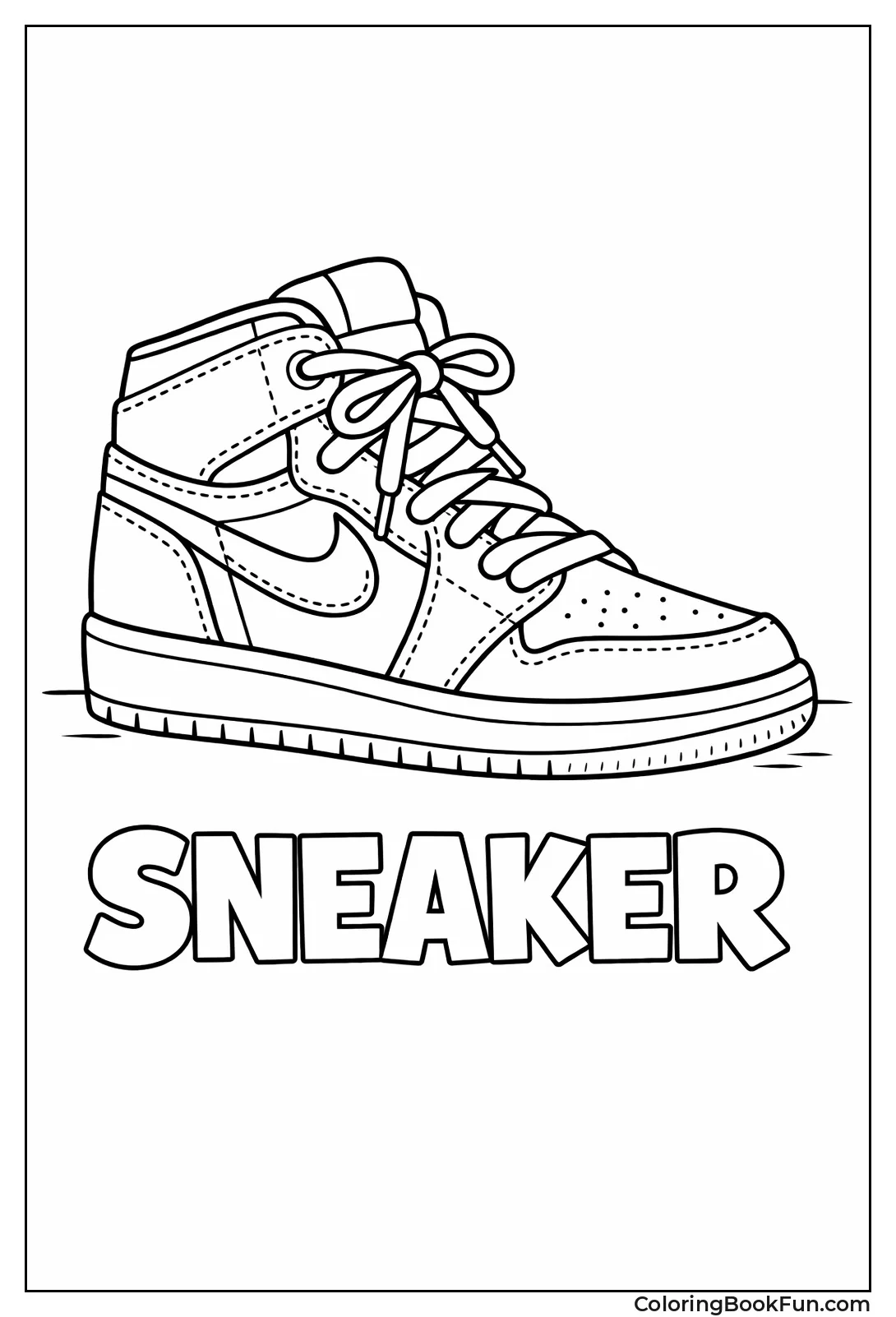 Detailed High-Top Sneaker