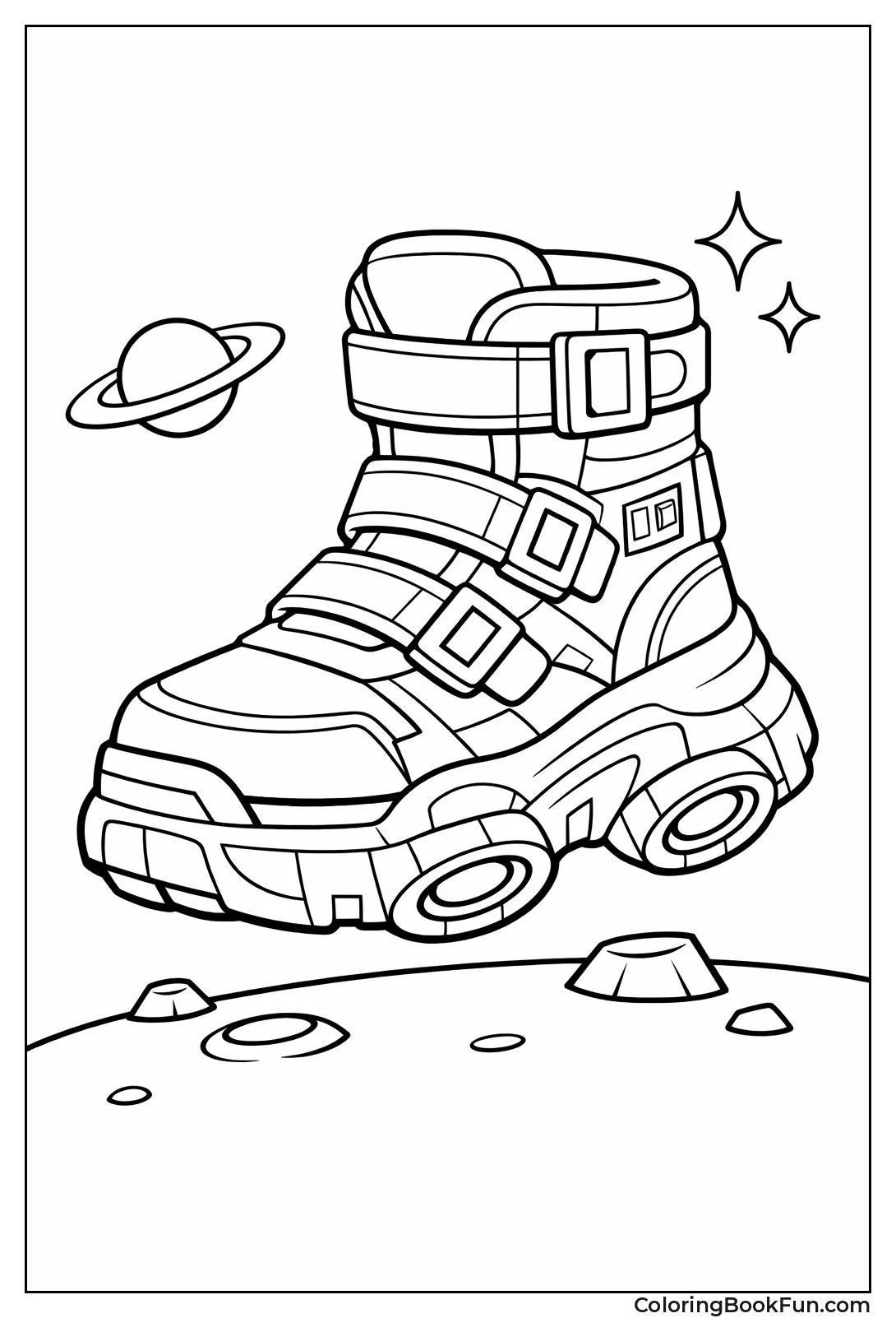 Space Moon Boot