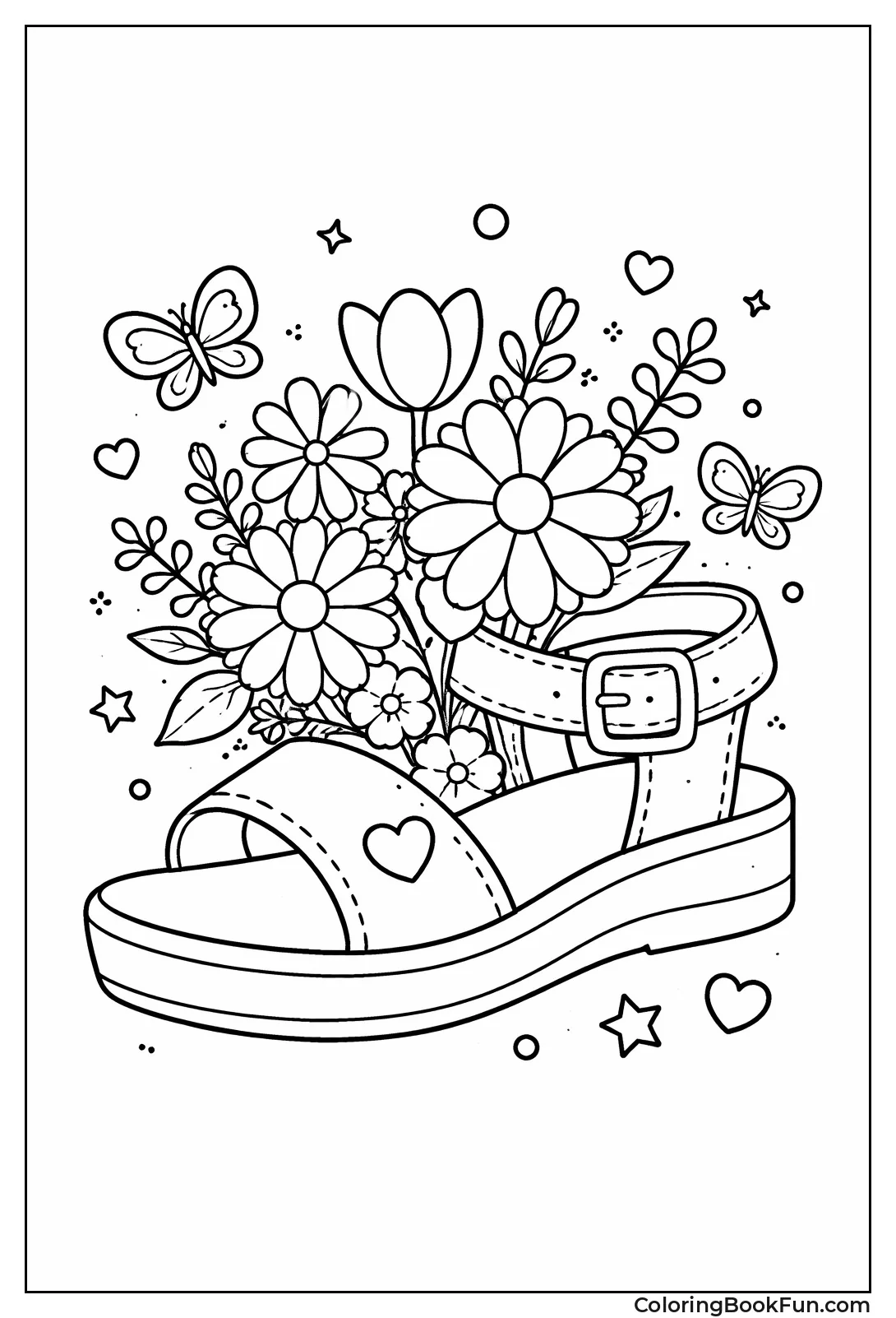 Flowery Spring Sandal