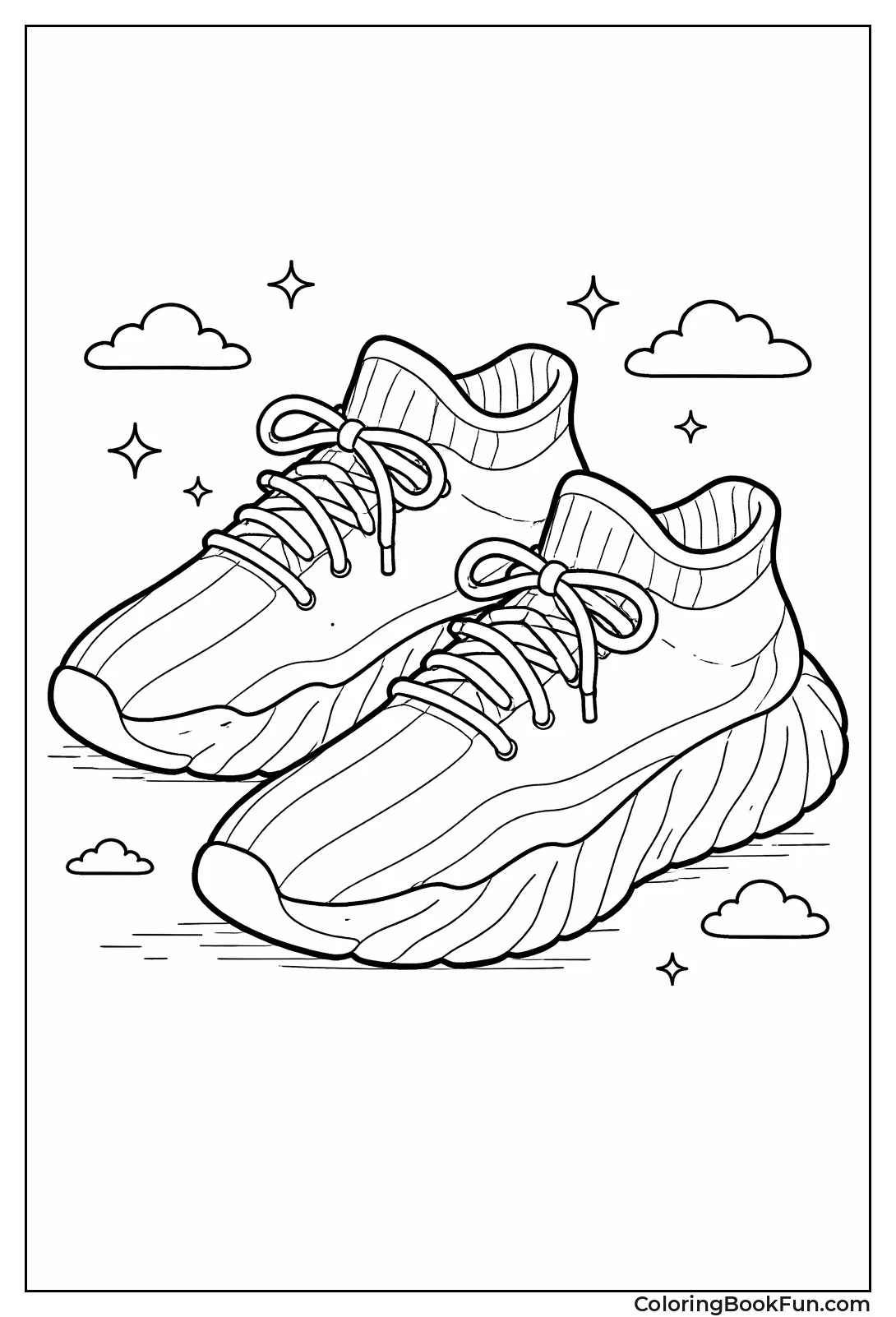 Wavy Yeezy Sneakers