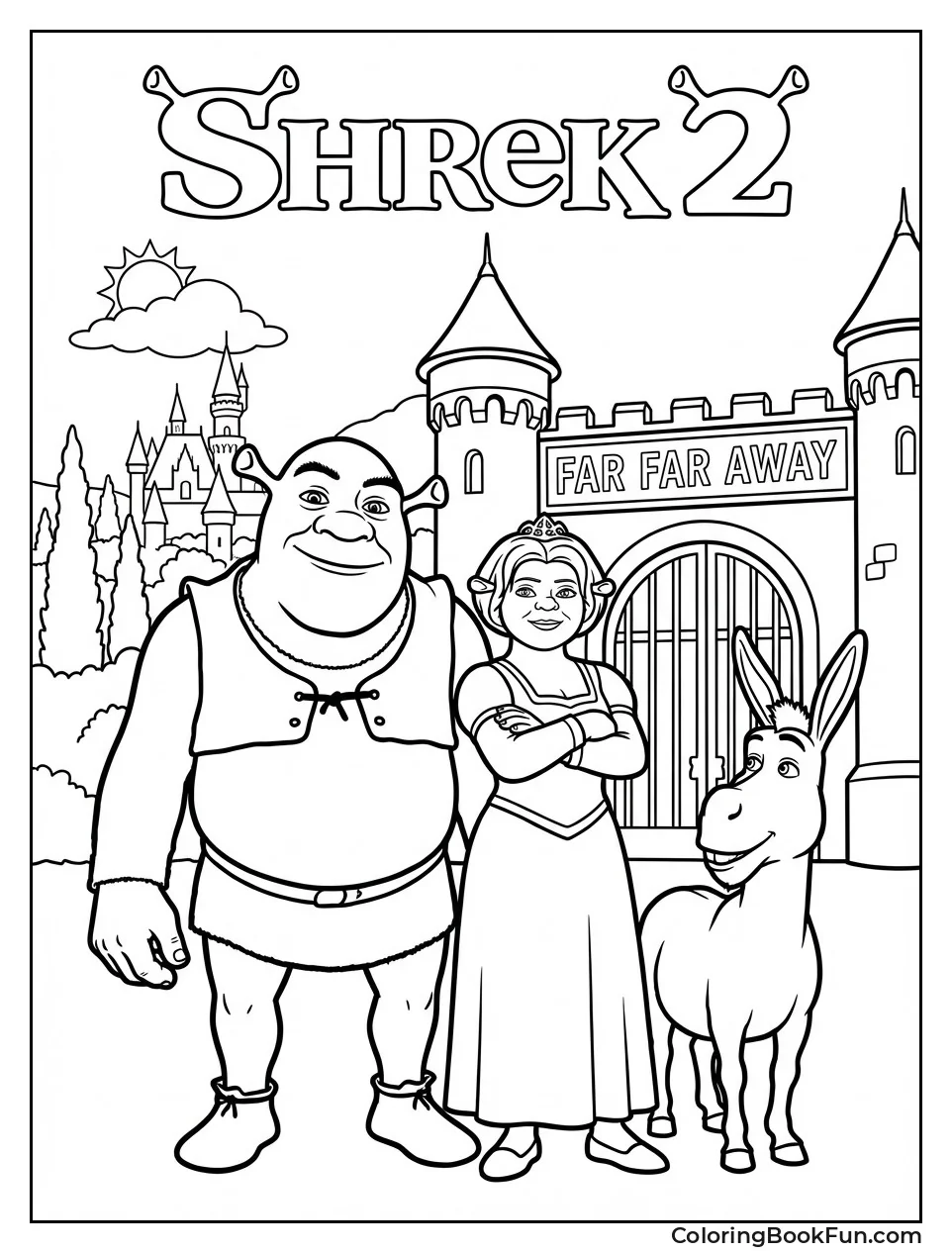 Shrek 2 Adventure Scenes