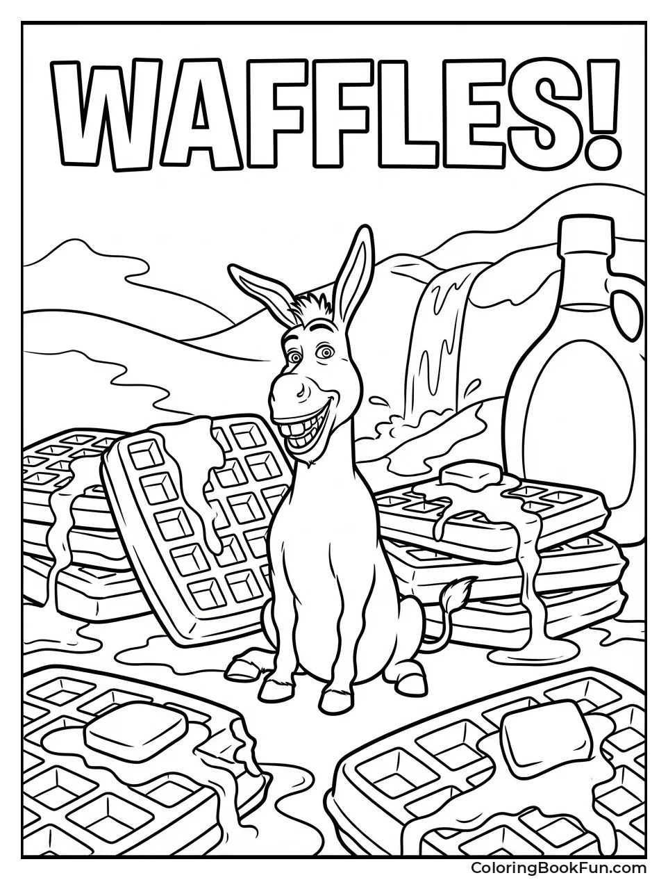 Donkey Dreams of Waffles