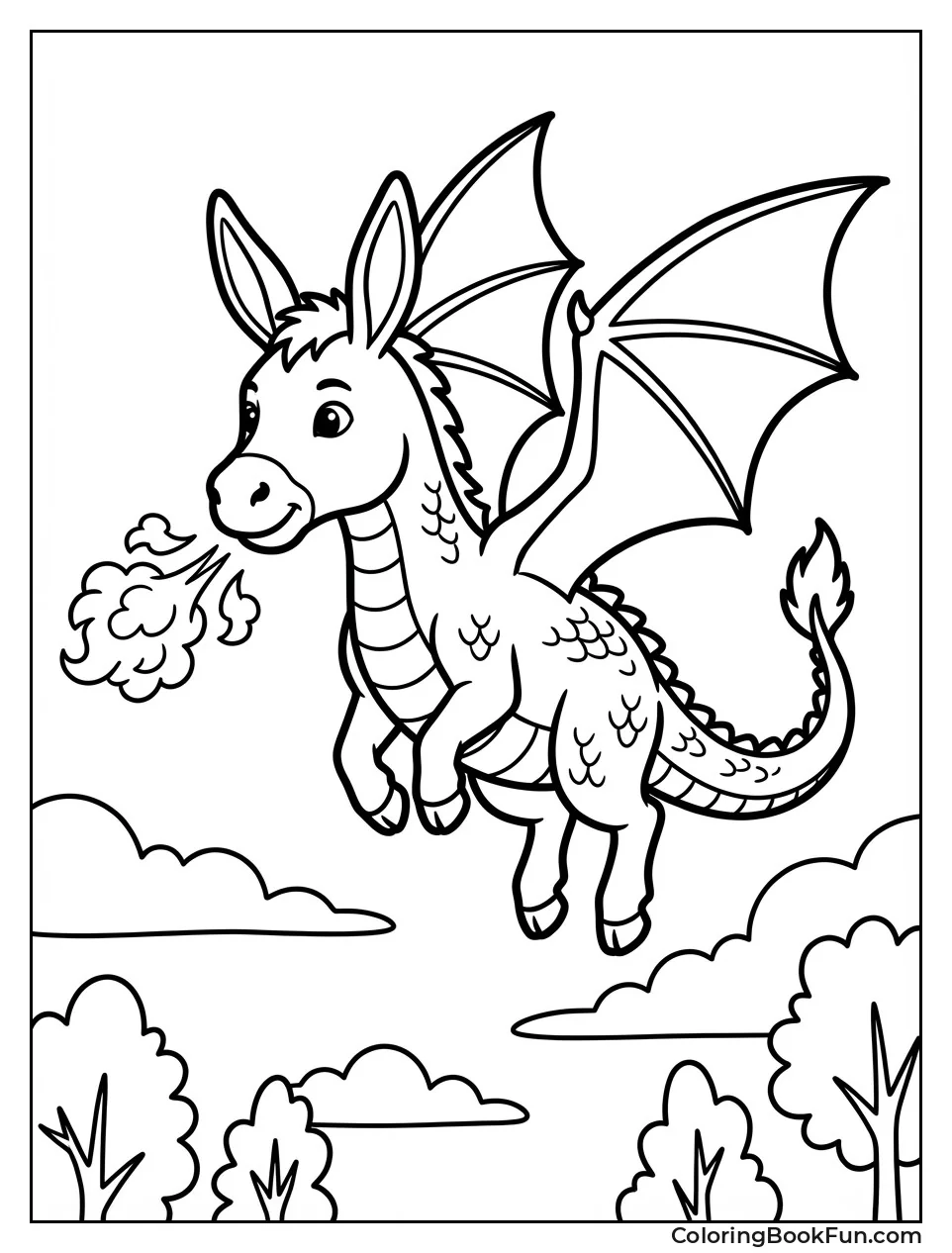 Dronkey Flies with Fire