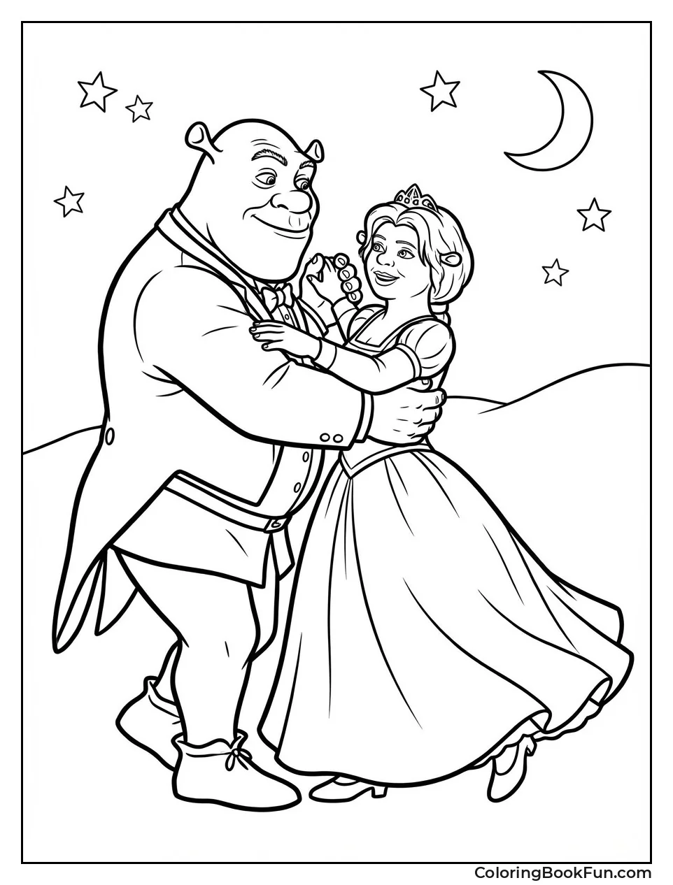 Shrek and Fiona Dance