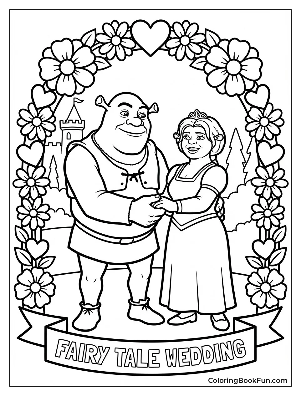 Shrek and Fiona Wedding