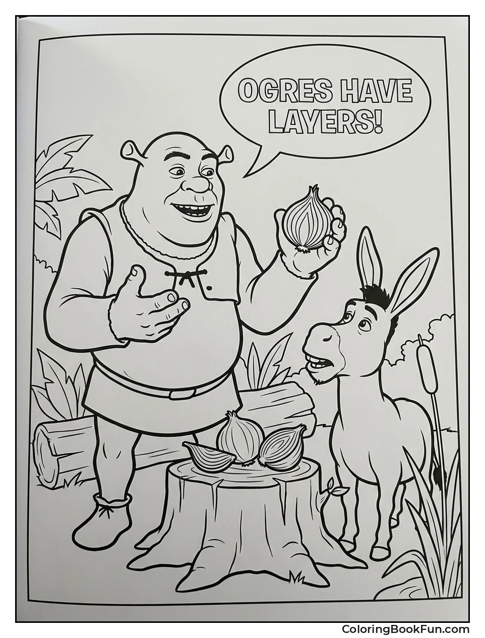 Shrek Shows Onion Layers
