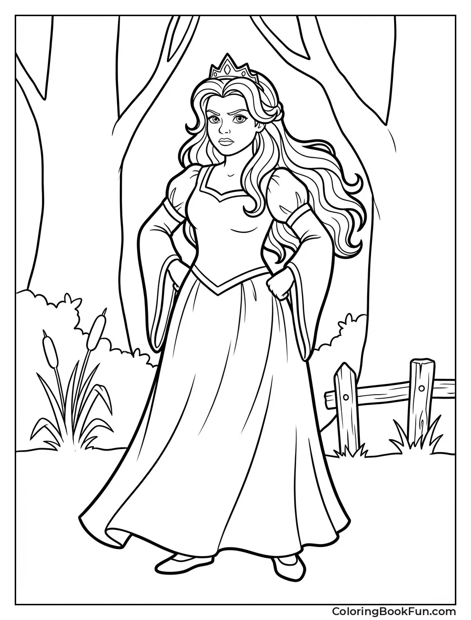 Princess Fiona in Gown