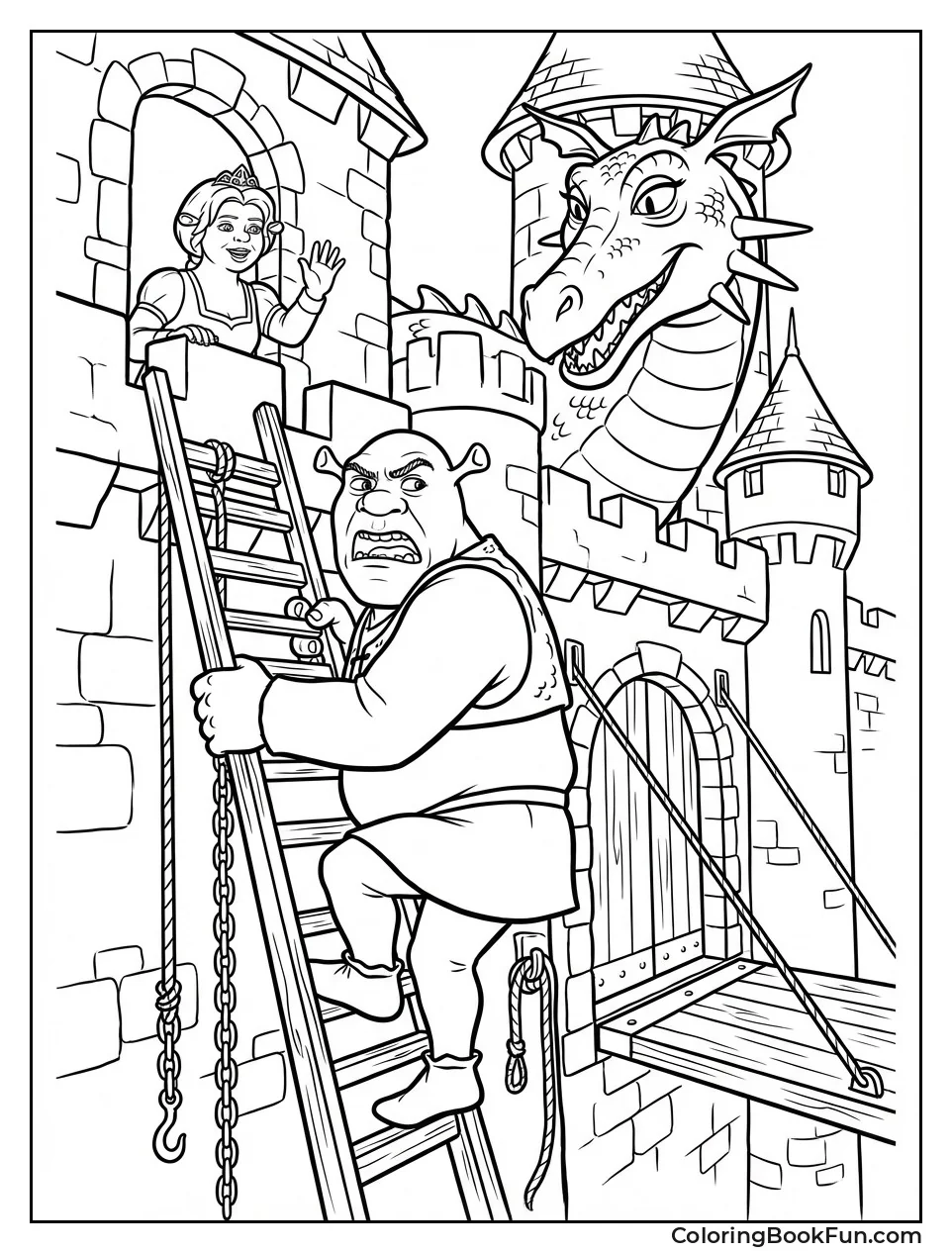 Shrek Storms Dragon Castle