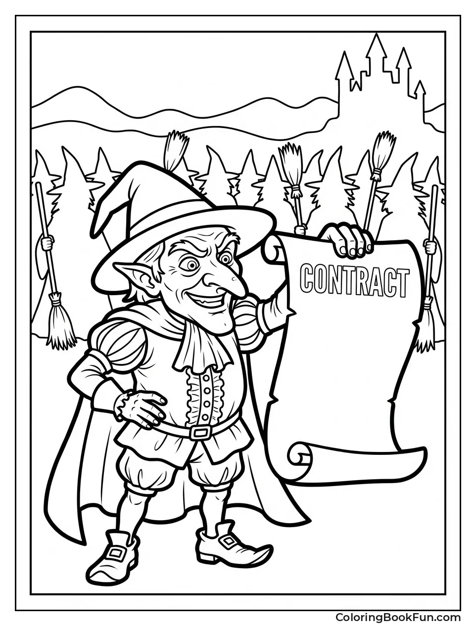 Rumpelstiltskin Holds Scroll