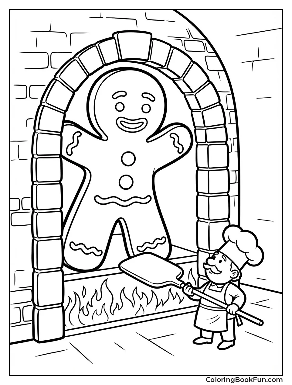 Giant Gingerbread Man Bakes