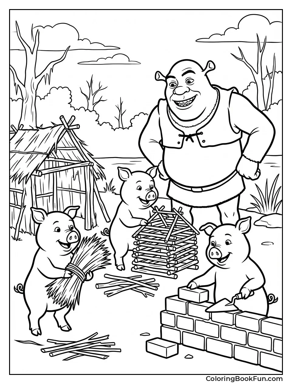 Pigs Build Little Houses