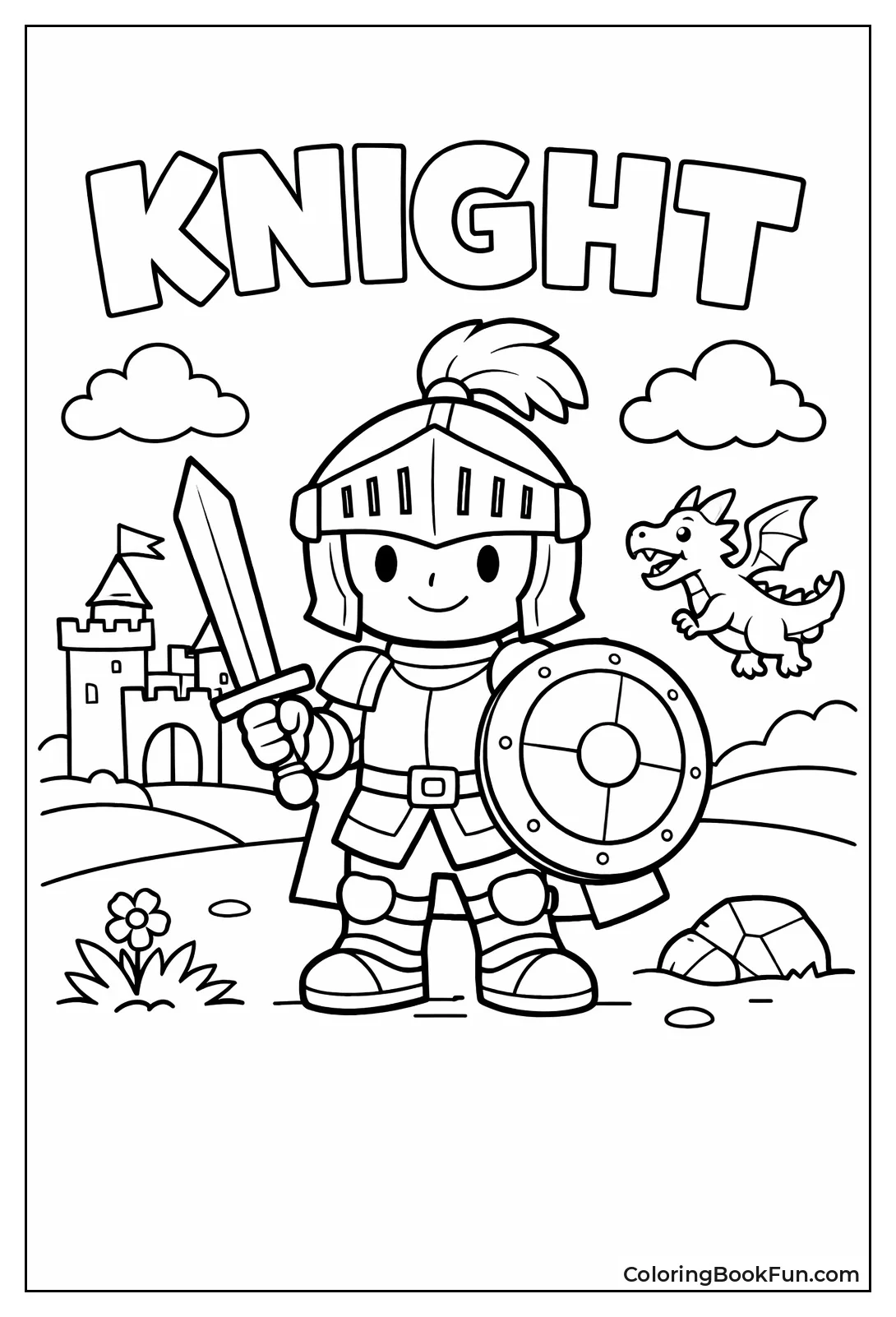 Brave Knight Stands Tall