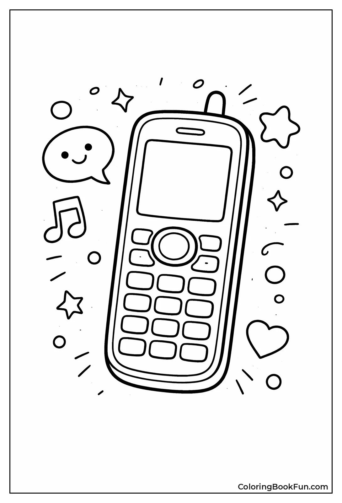 Simple Cell Phone with Keypad