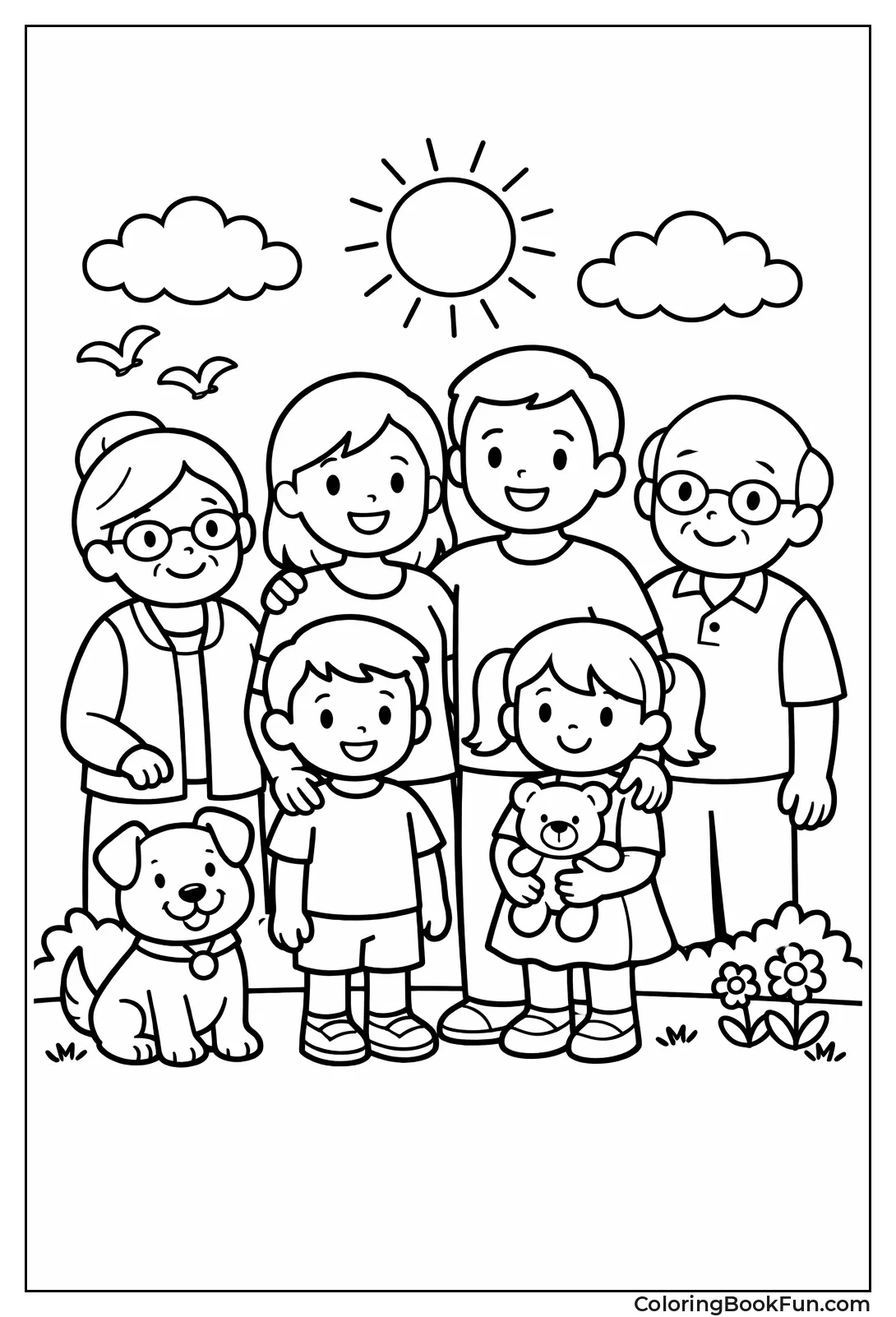 Simple My Family Template