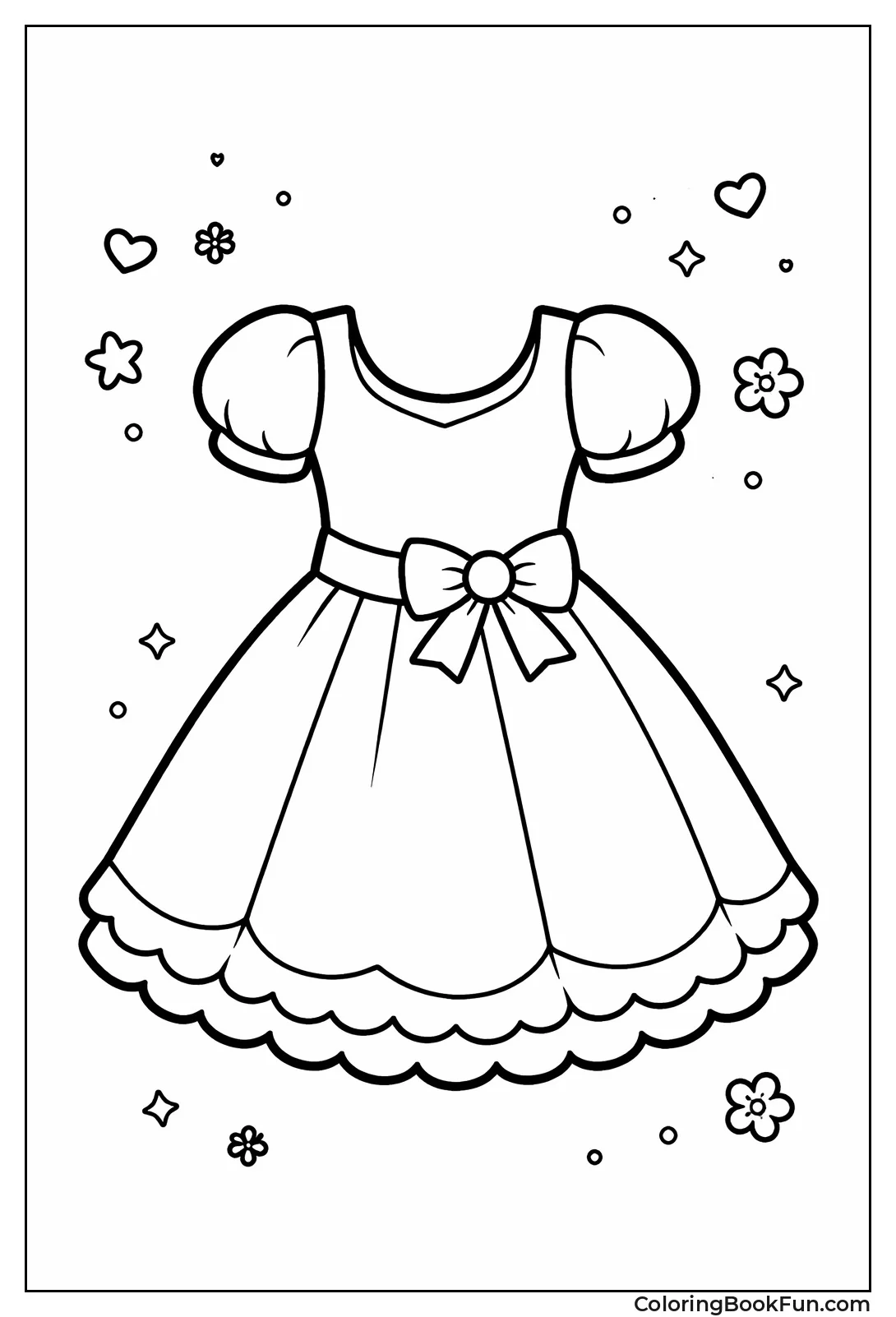 Simple Dress Outline