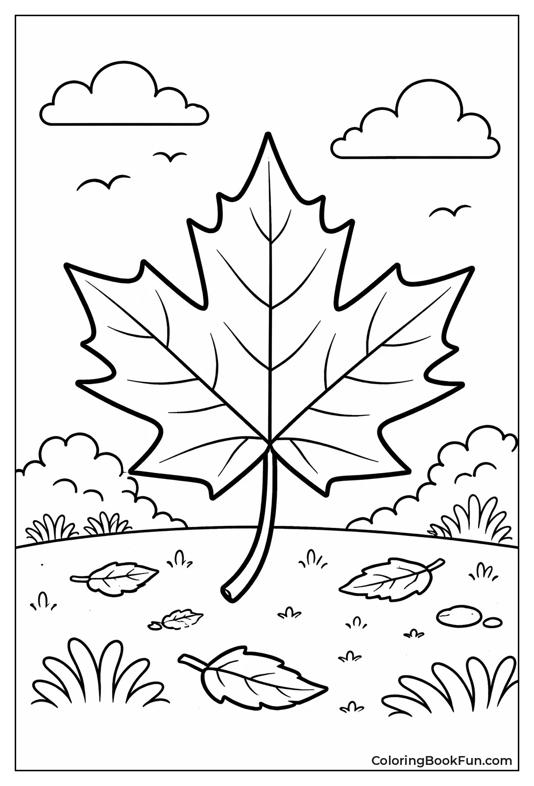 Simple Tree Leaf Outline
