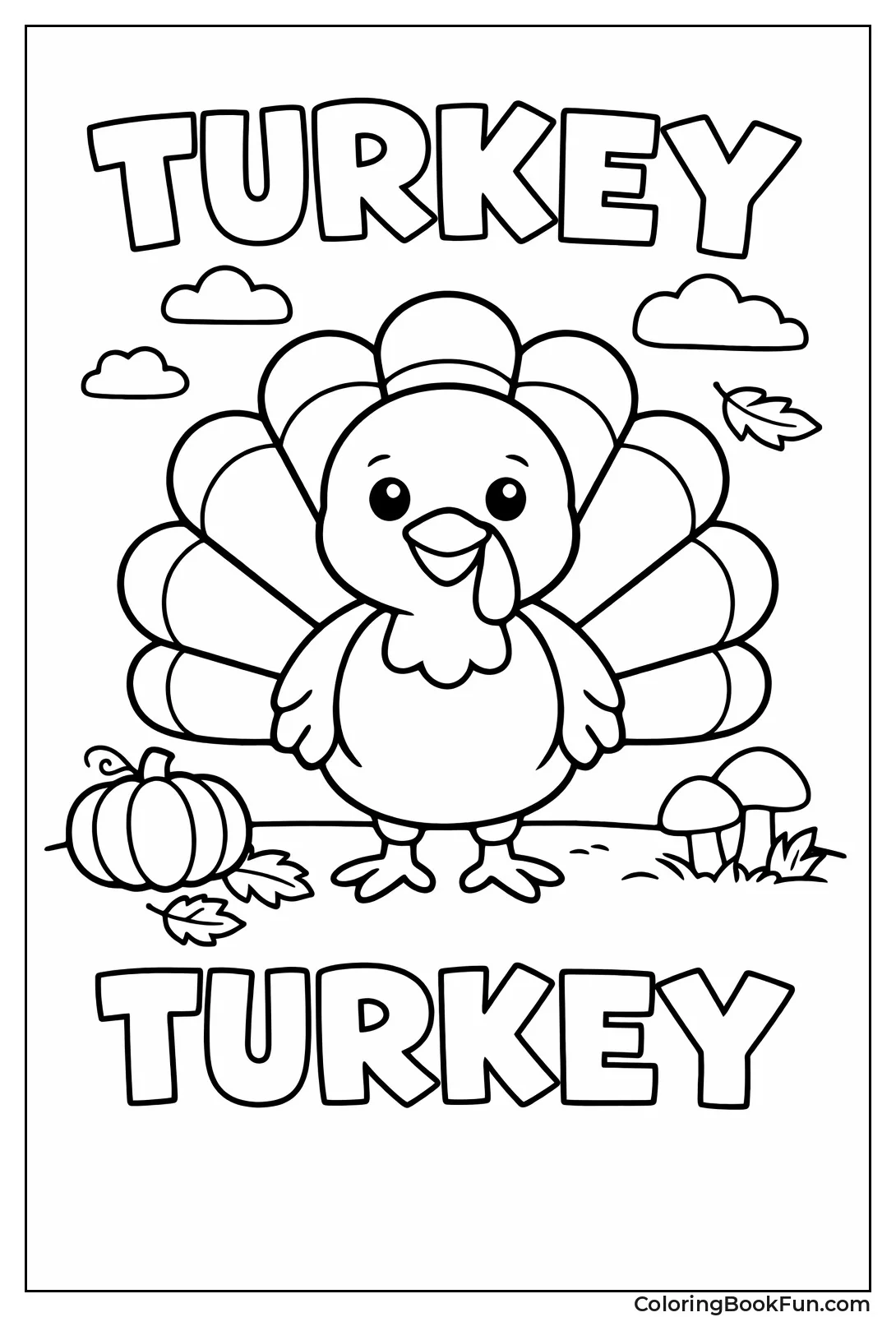 Simple Turkey Outline