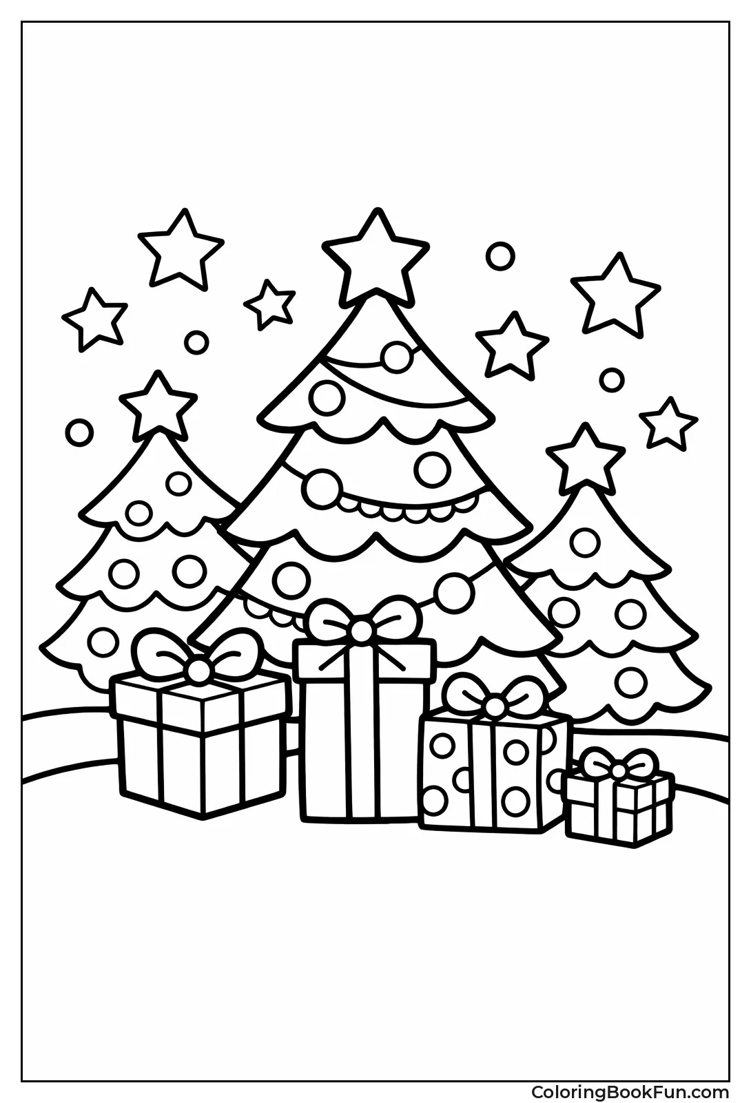 Simple Preschool Christmas Trees