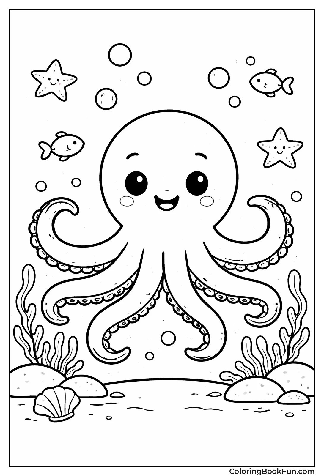Simple Preschool Octopus