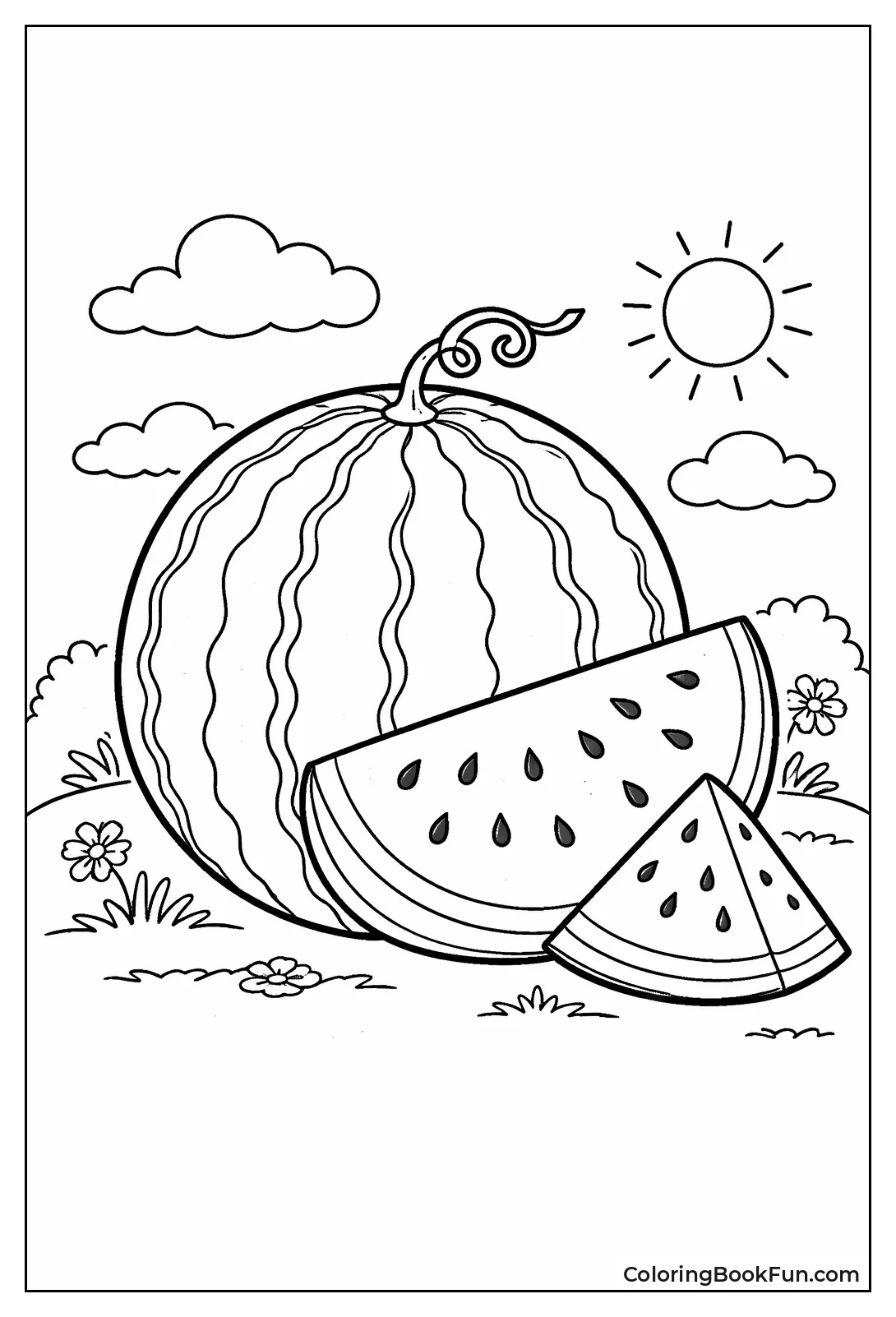 Simple Preschool Watermelon