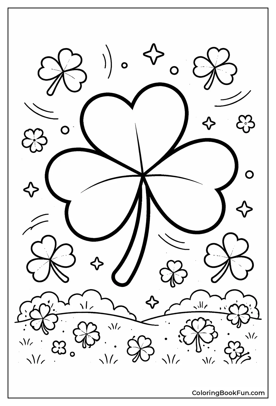 Simple Bold Shamrock