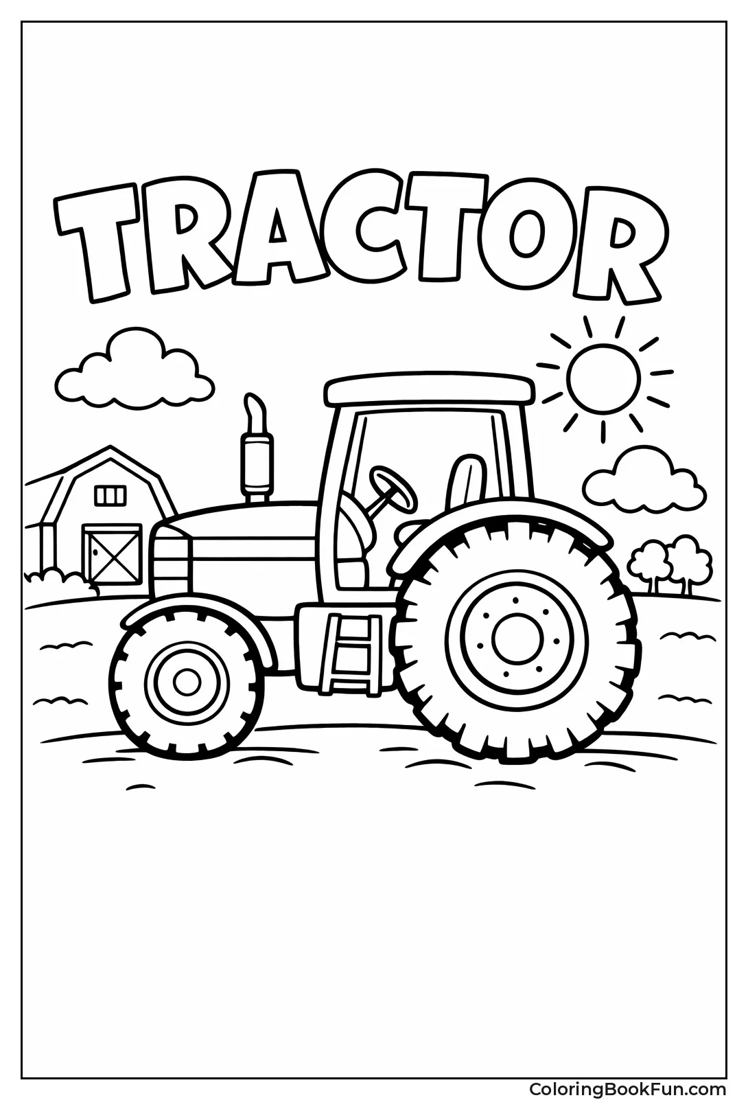 Classic Tractor Side View