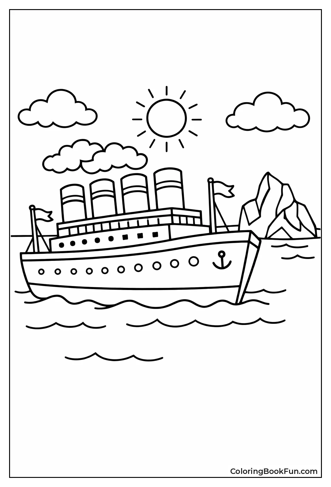 Simple Titanic Outline
