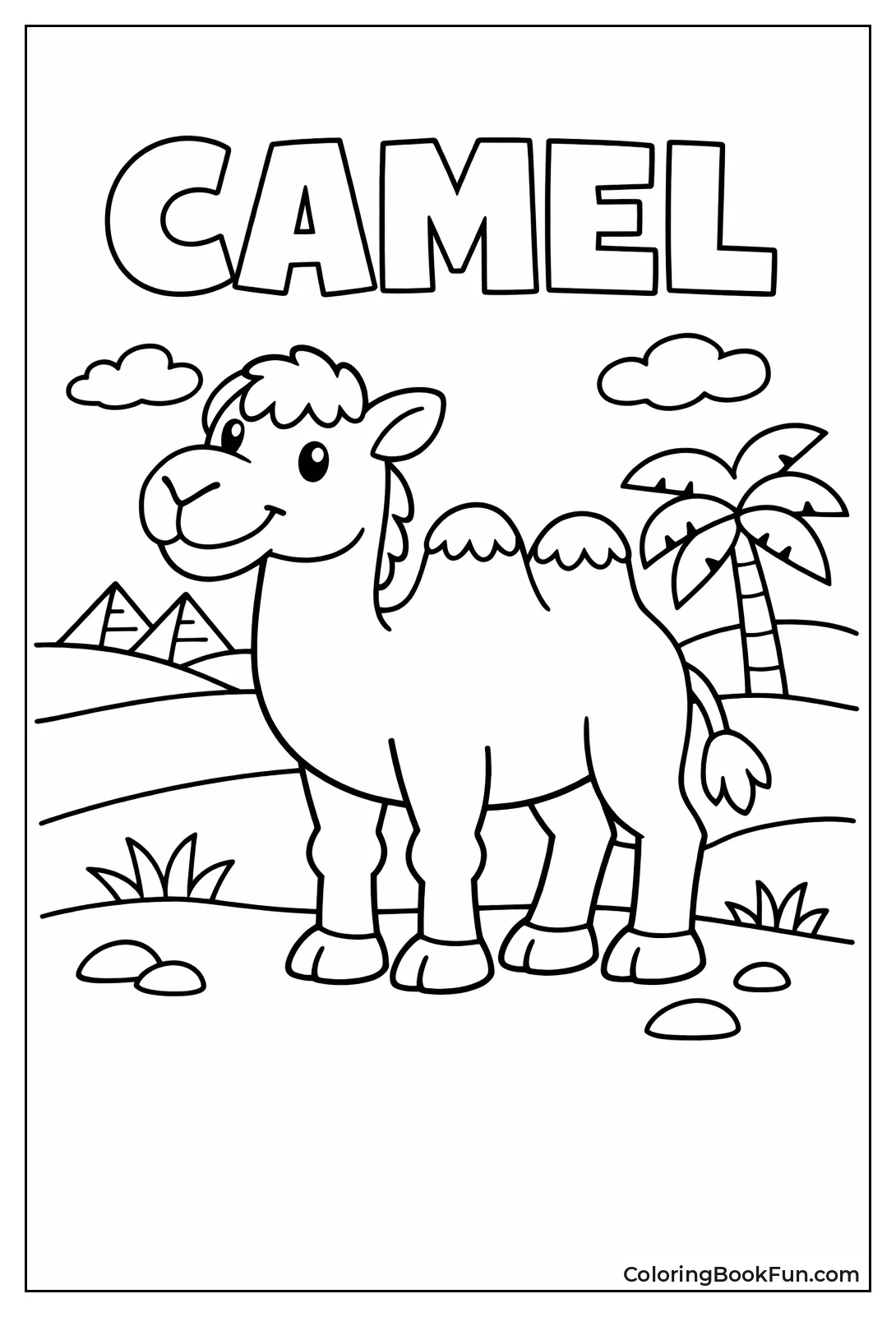Smiling Toddler Camel