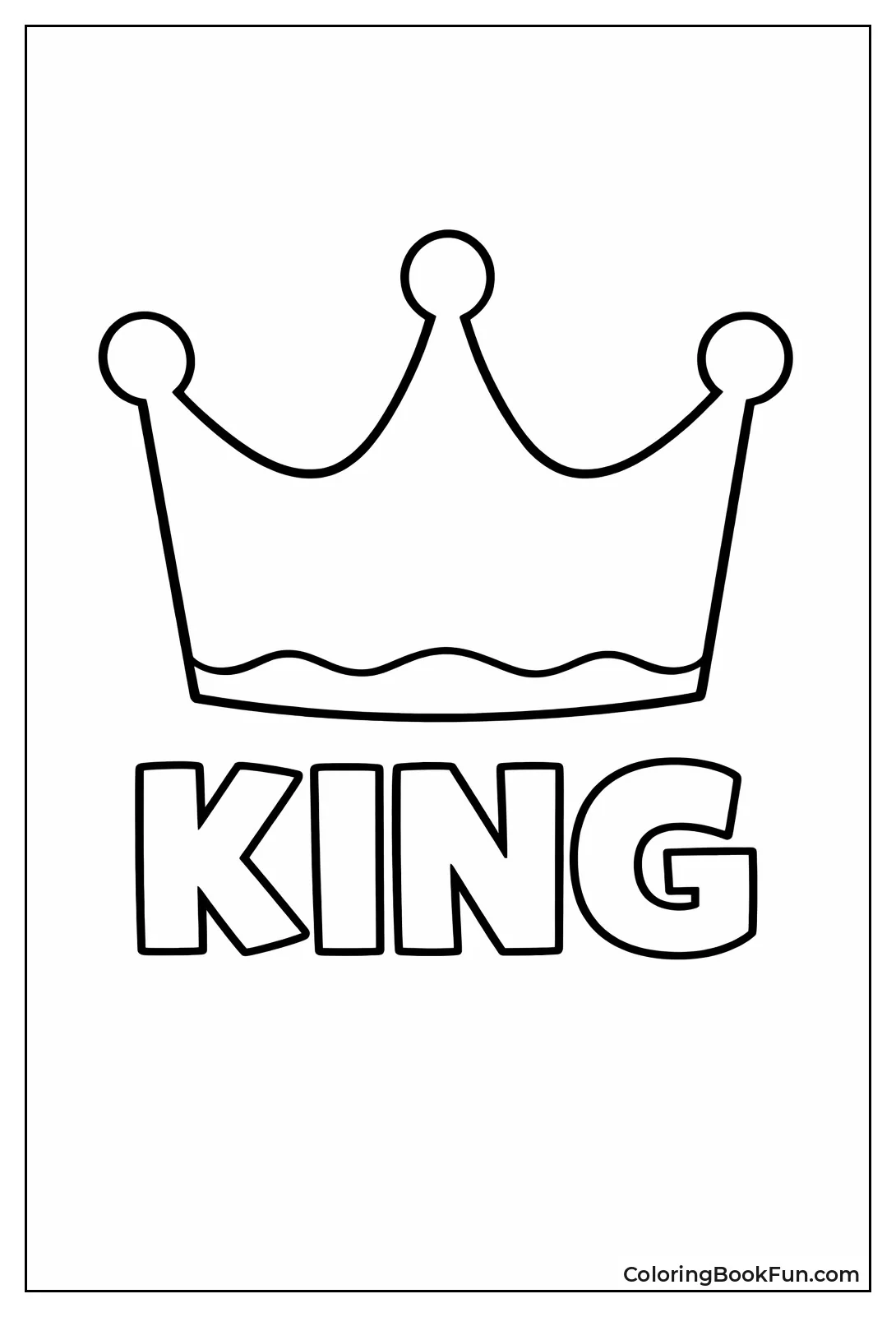 Thick Toddler Wavy Crown