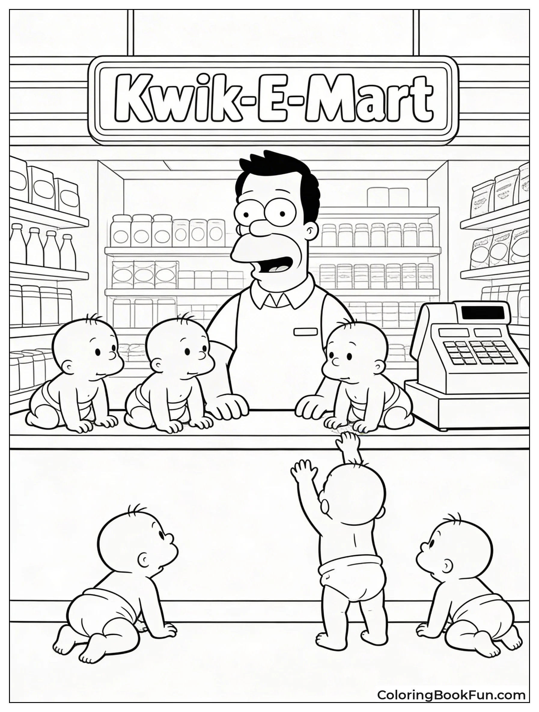 Apu with Eight Babies