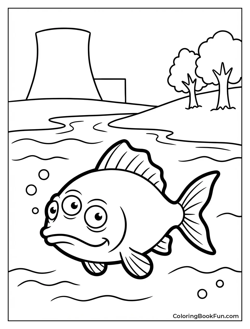 Blinky Swims in Mutant River