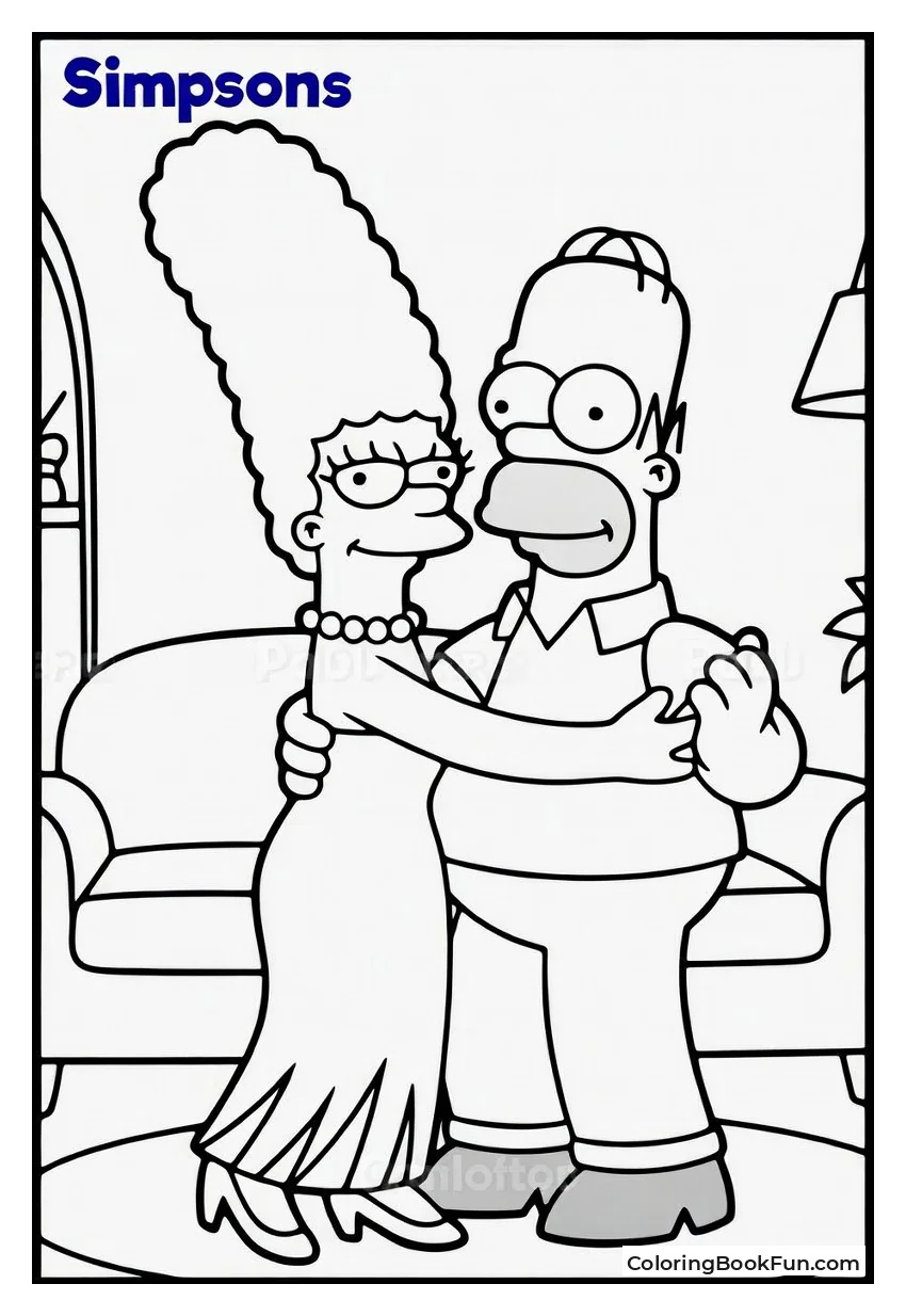 Homer Dances with Marge