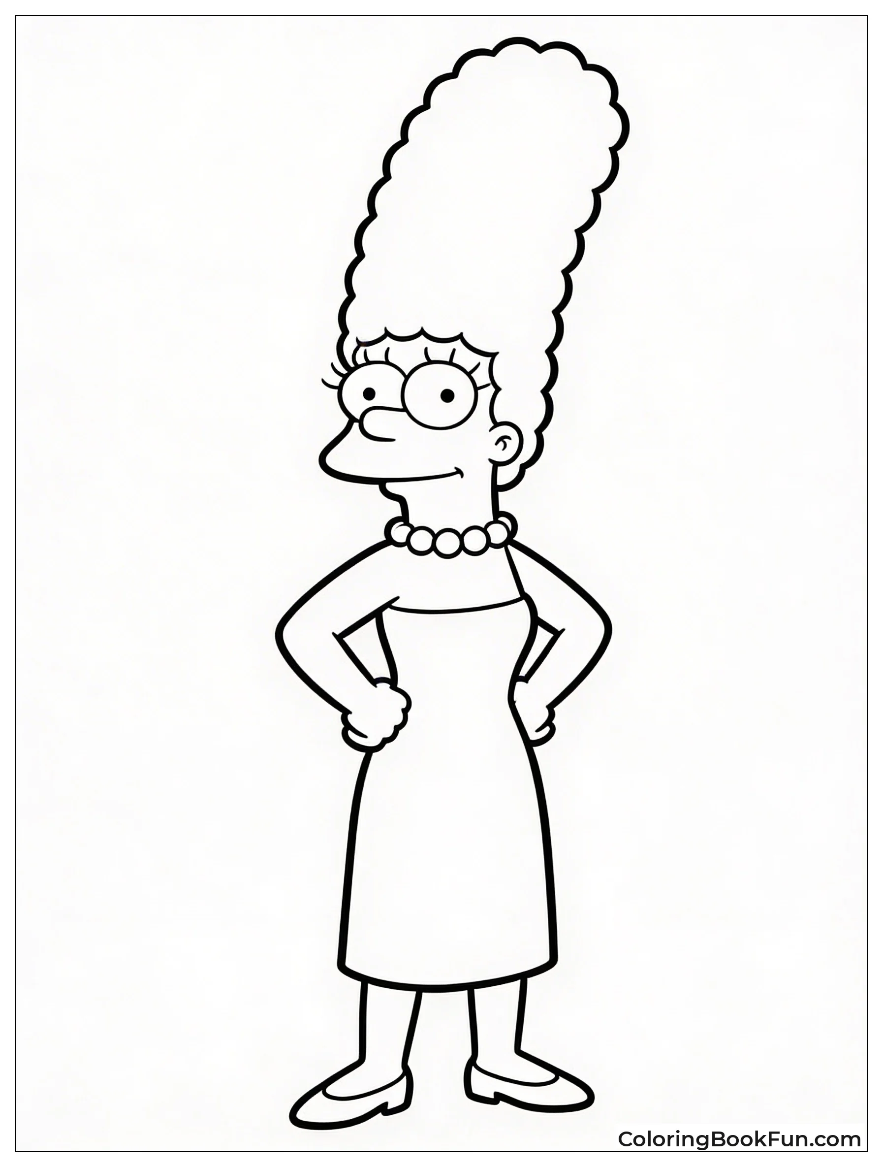 Proud Marge with Beehive Hair