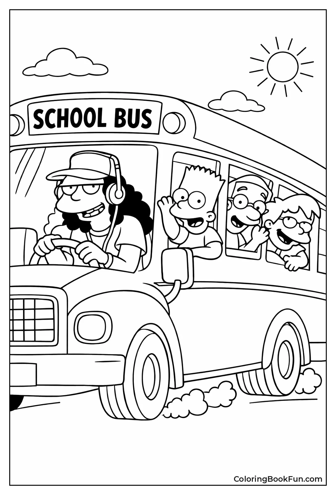 Otto Drives Wild School Bus