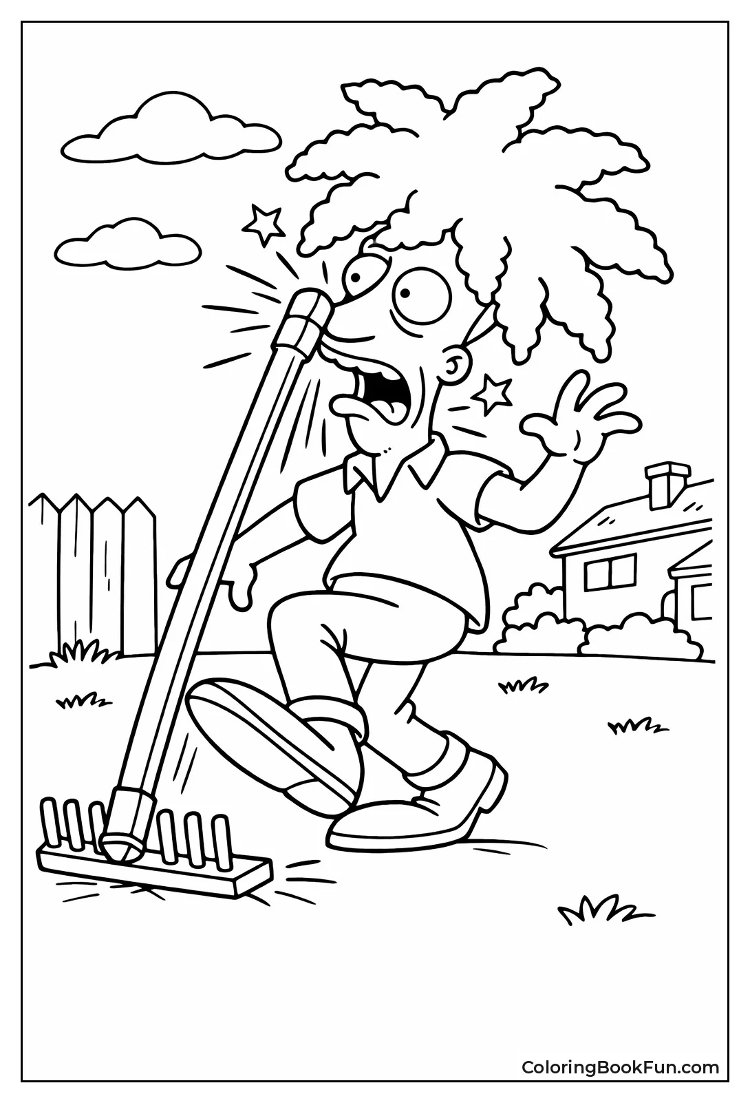 Sideshow Bob Steps on Rake