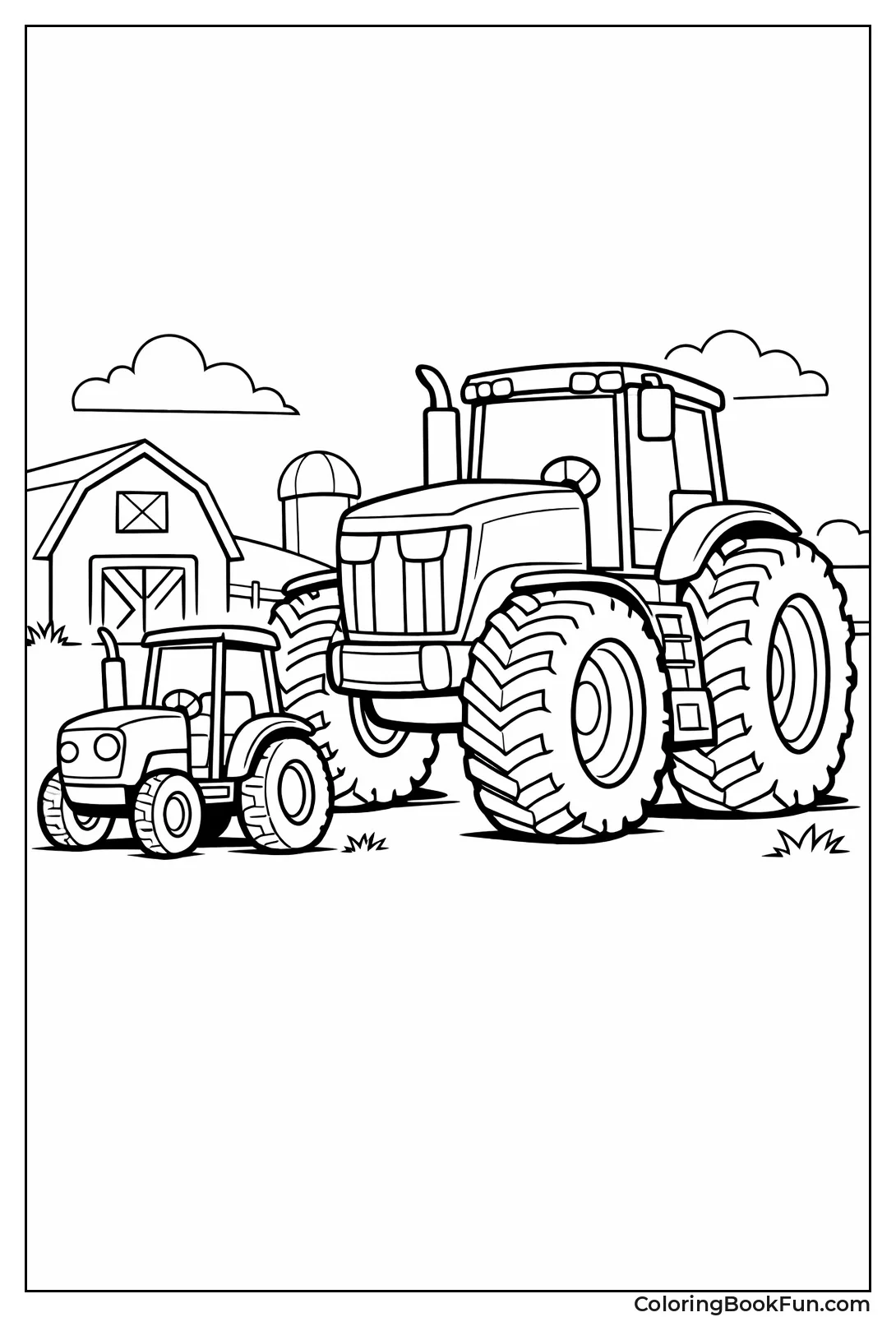 Small Large Tractor Comparison