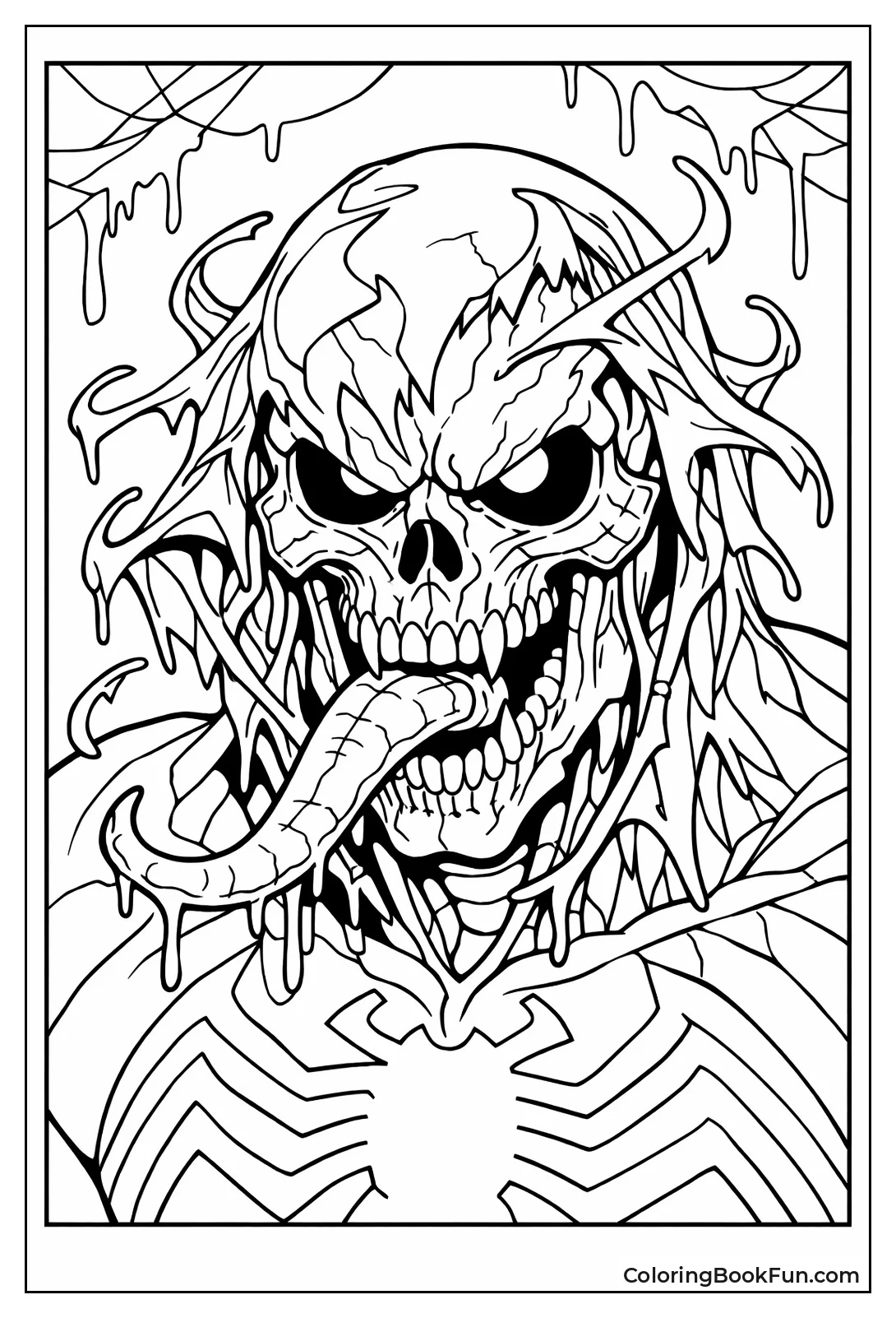 Skeletal Face Peeks Out