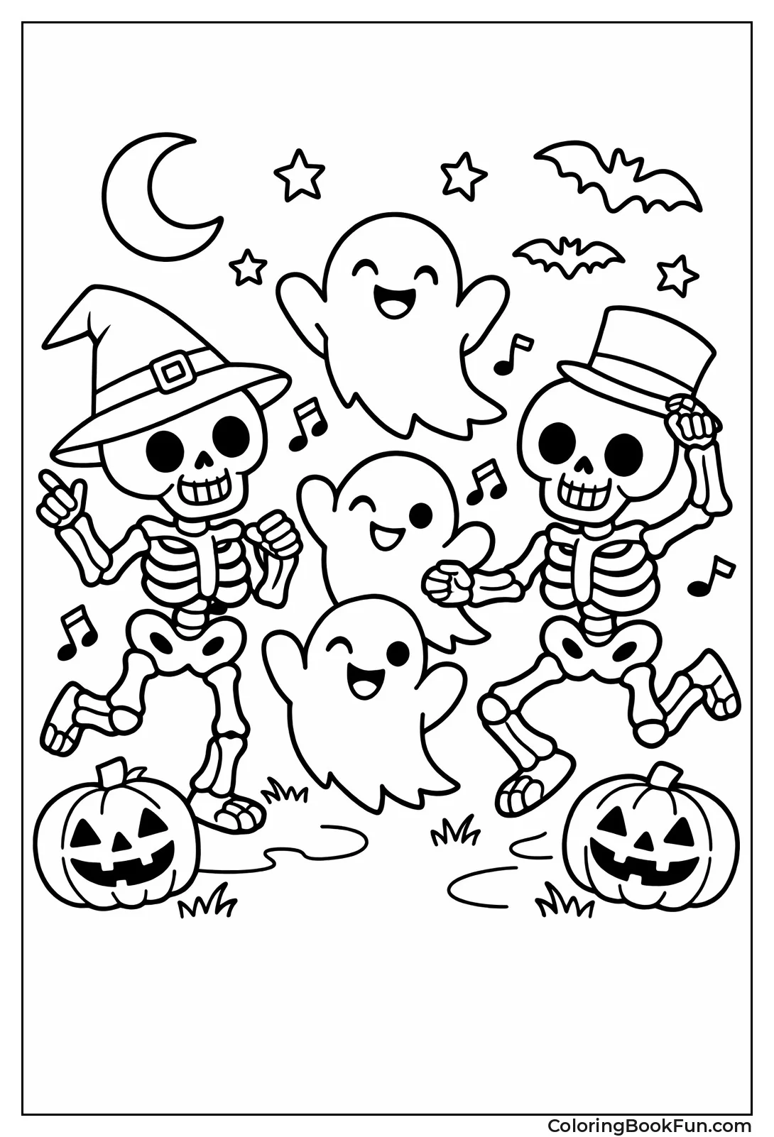 Skeletons Dancing with Ghosts
