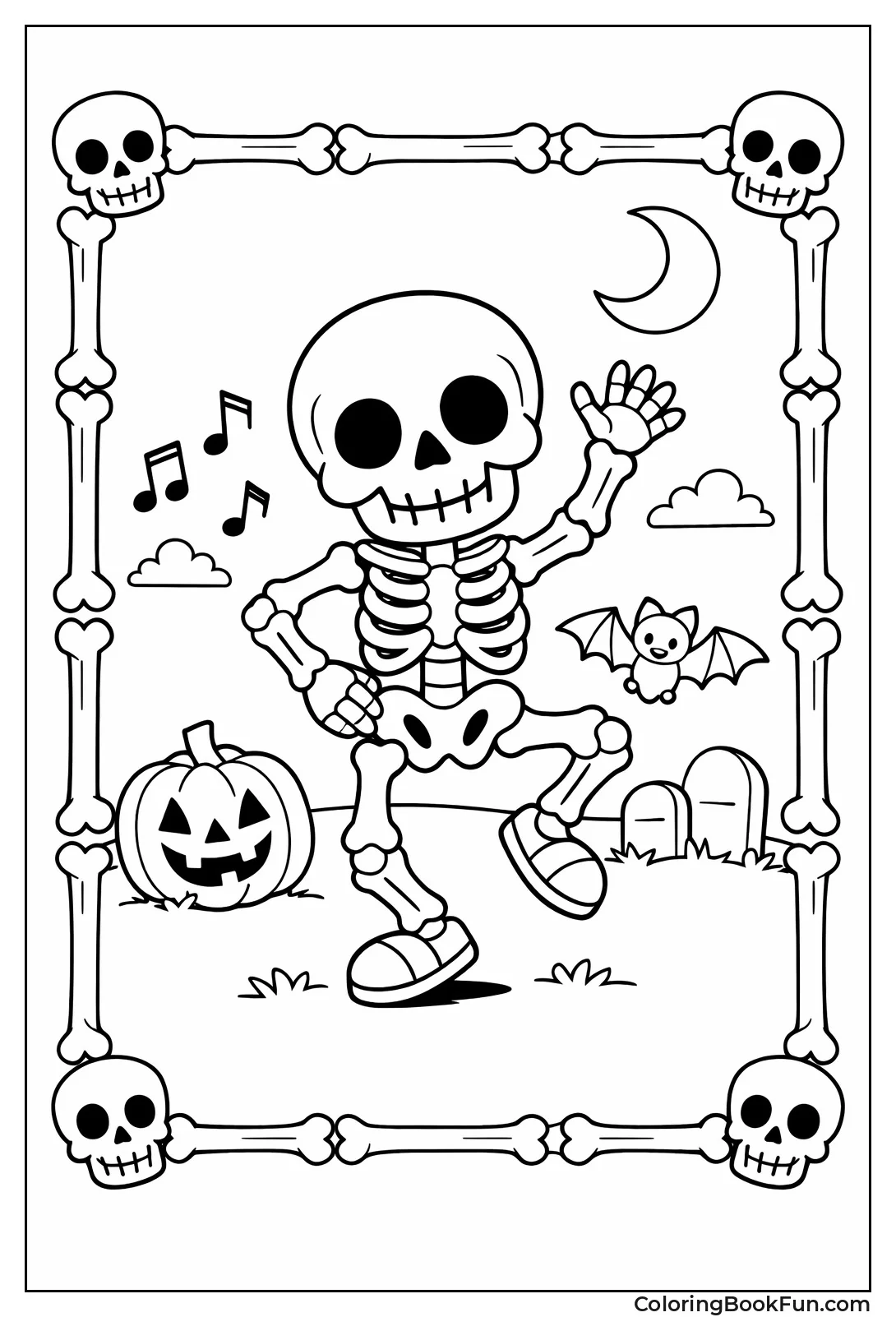 Interlocking Bones Border Frame