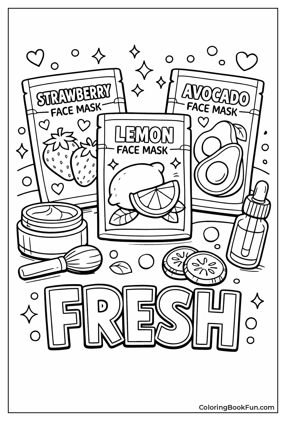 Fruit Mask Packets with Berries