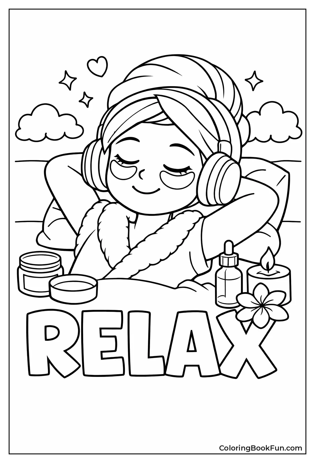 Person with Under Eye Patches