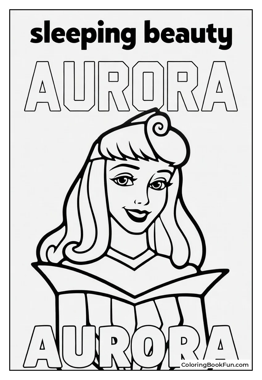 Princess Aurora Smiles in Gown