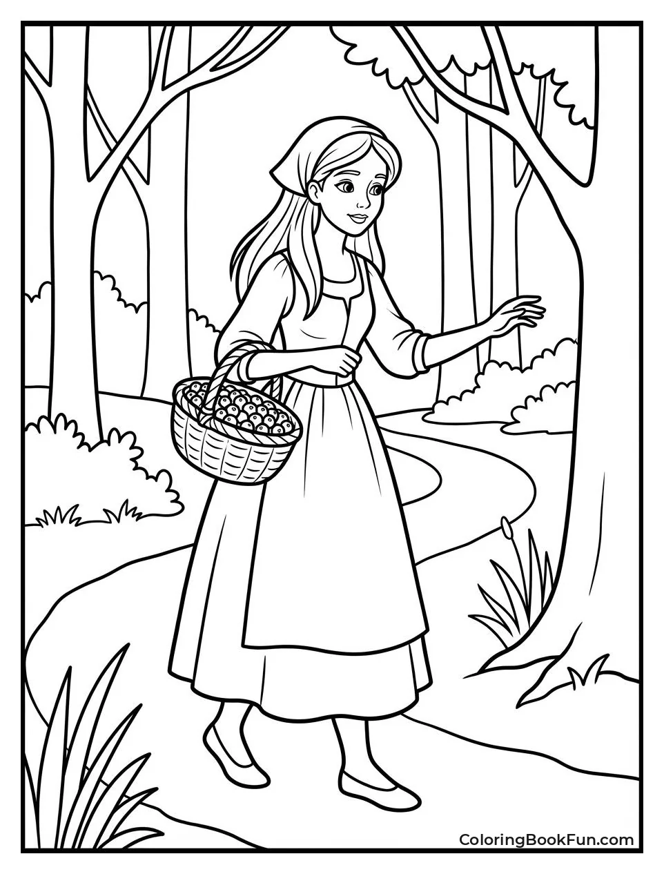 Briar Rose Picking Berries