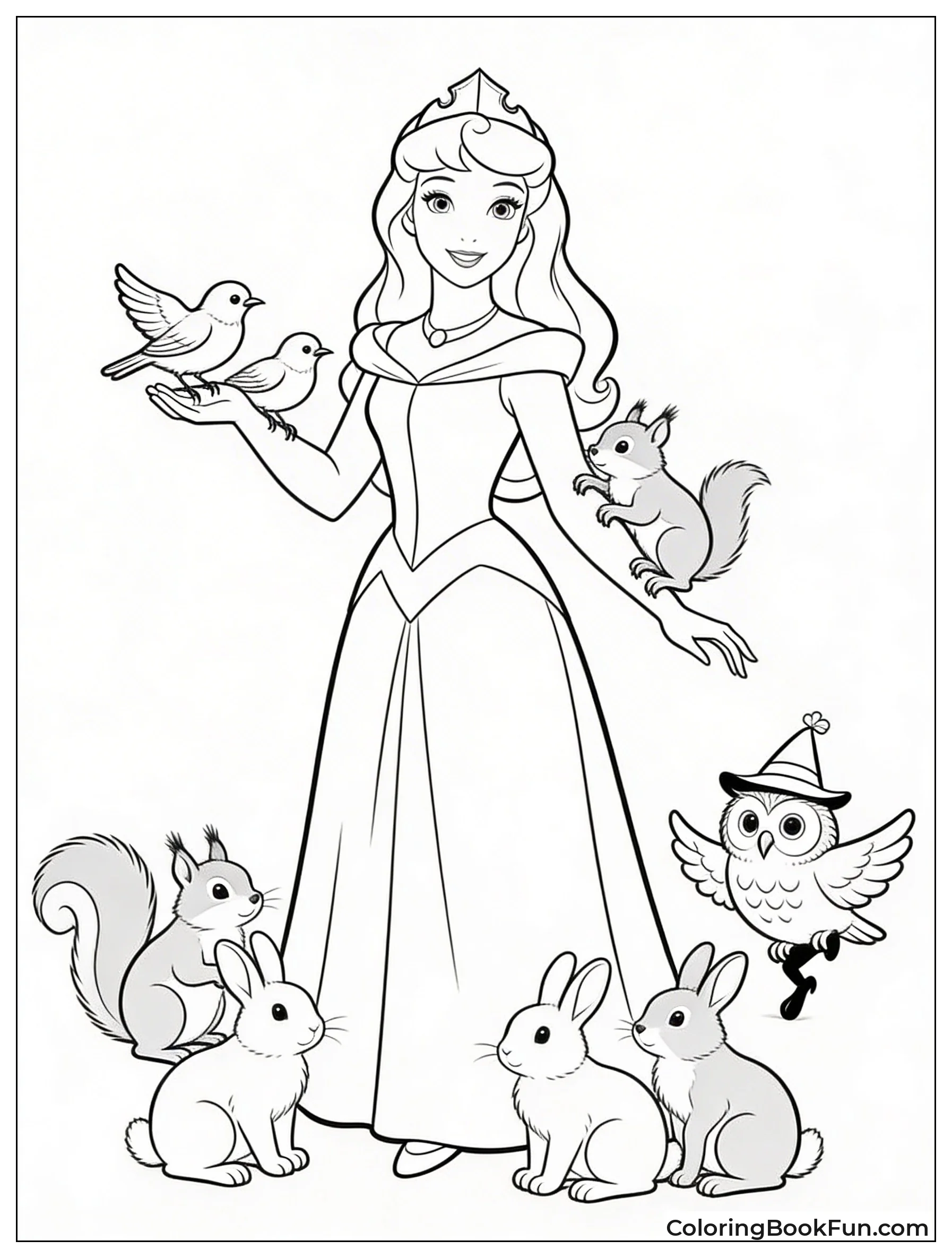Briar Rose Dances with Animals