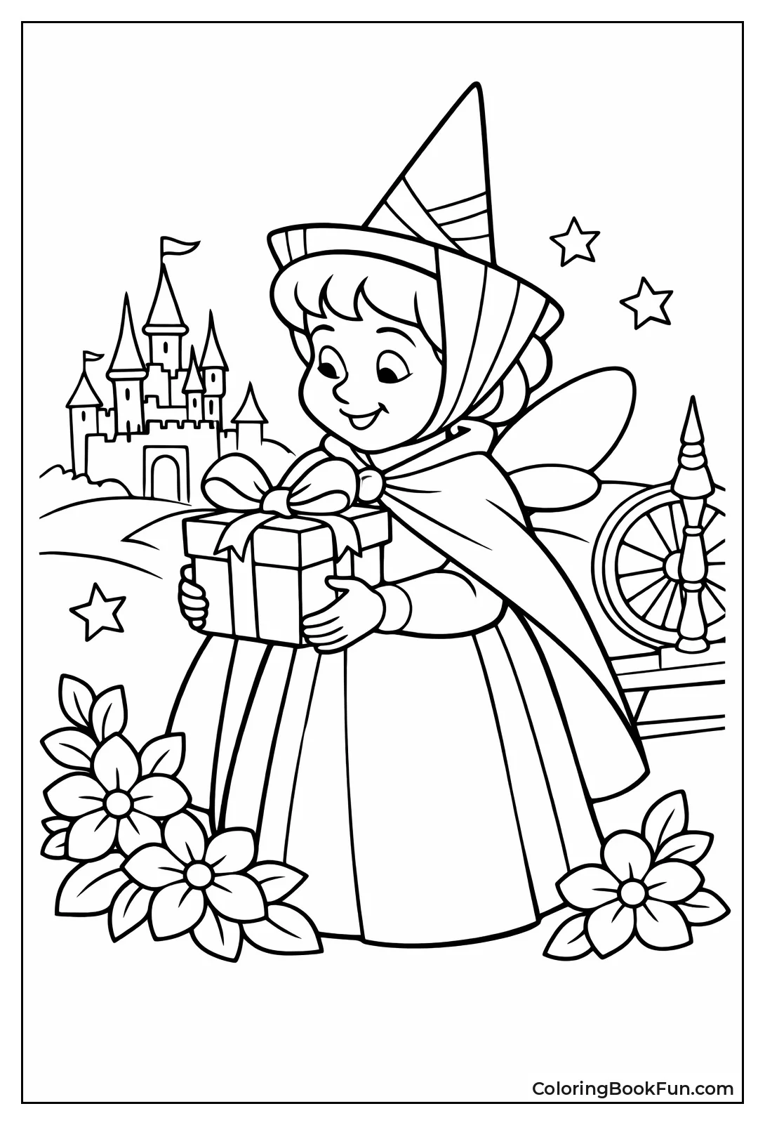 Fauna Holding a Gift