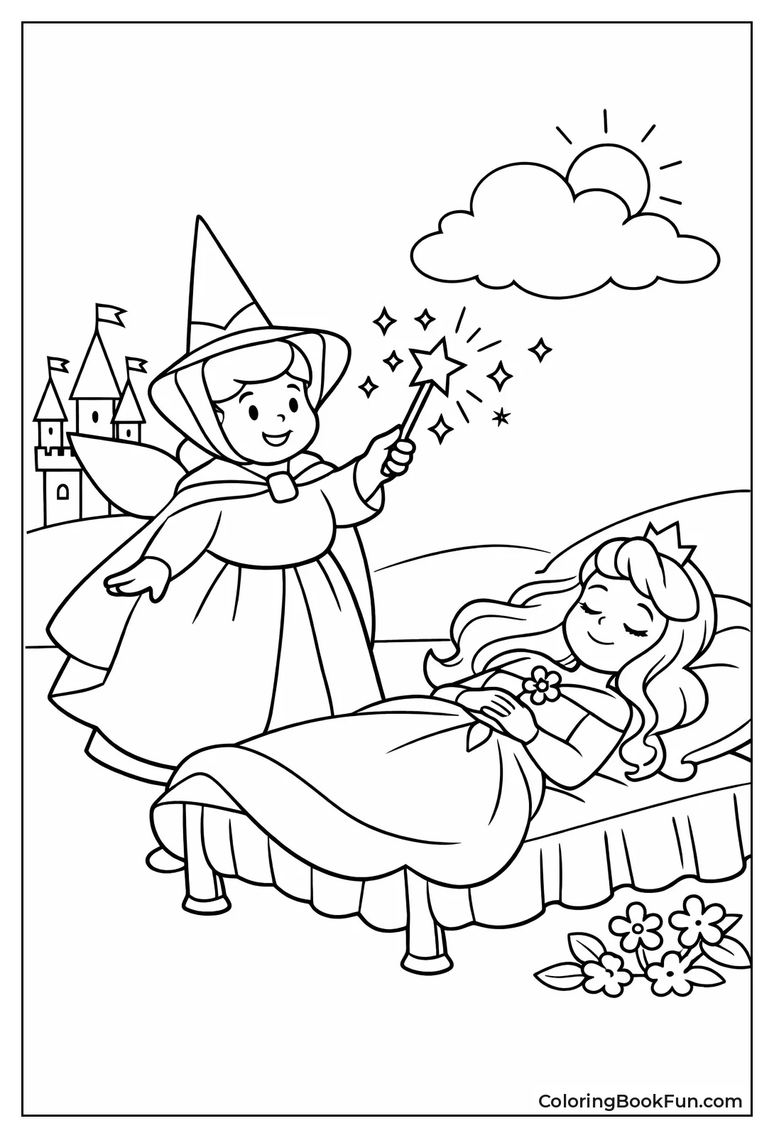 Flora Waving her Wand