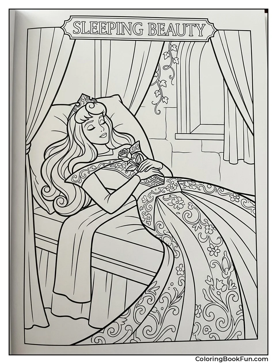 Princess Aurora Standing Elegantly