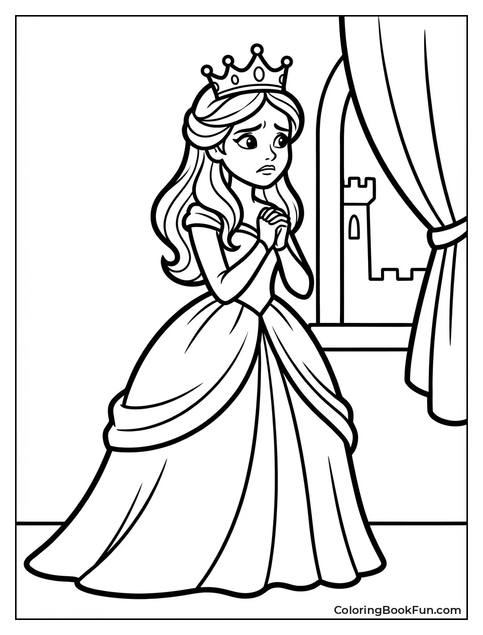 Queen Leah Looking Worried