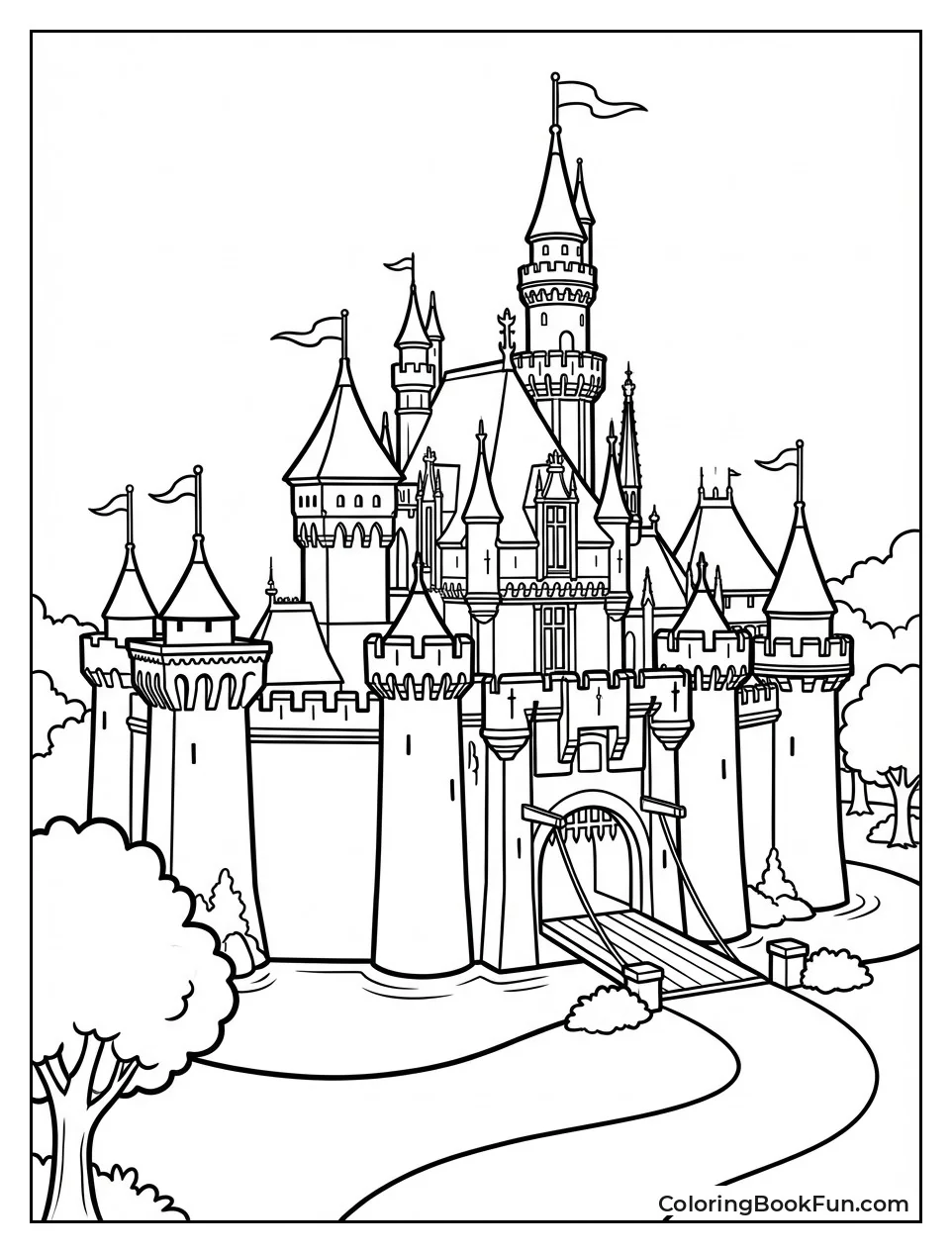 Grand Castle with Towers